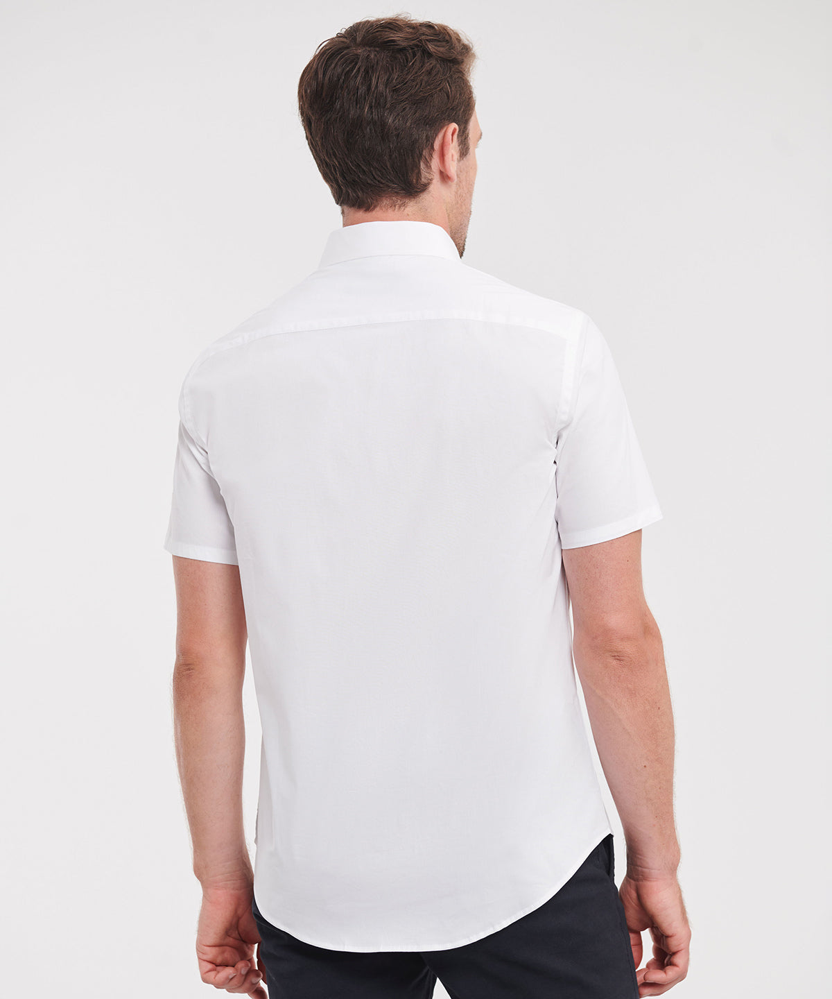 Short sleeve easycare fitted shirt