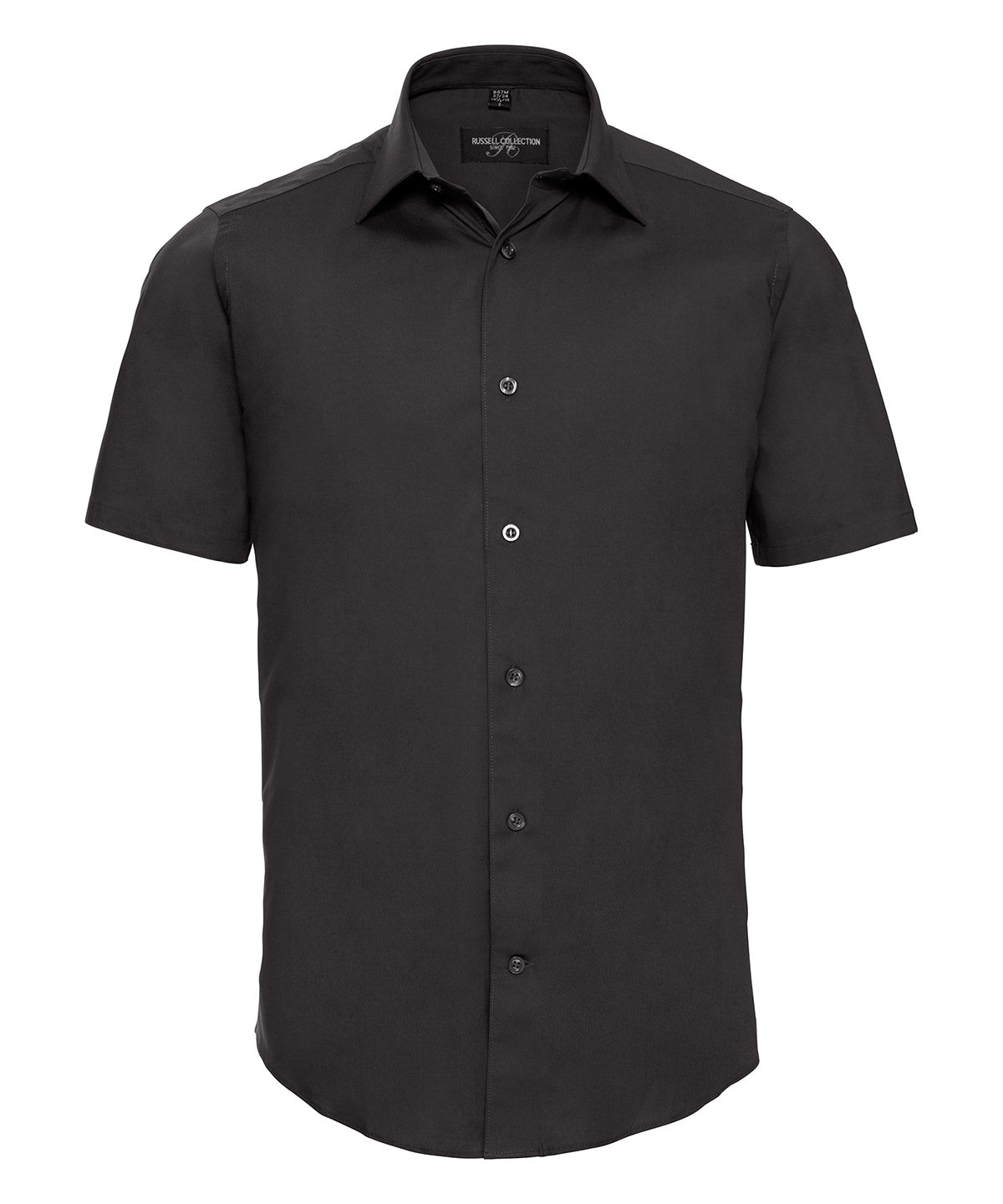 Short sleeve easycare fitted shirt