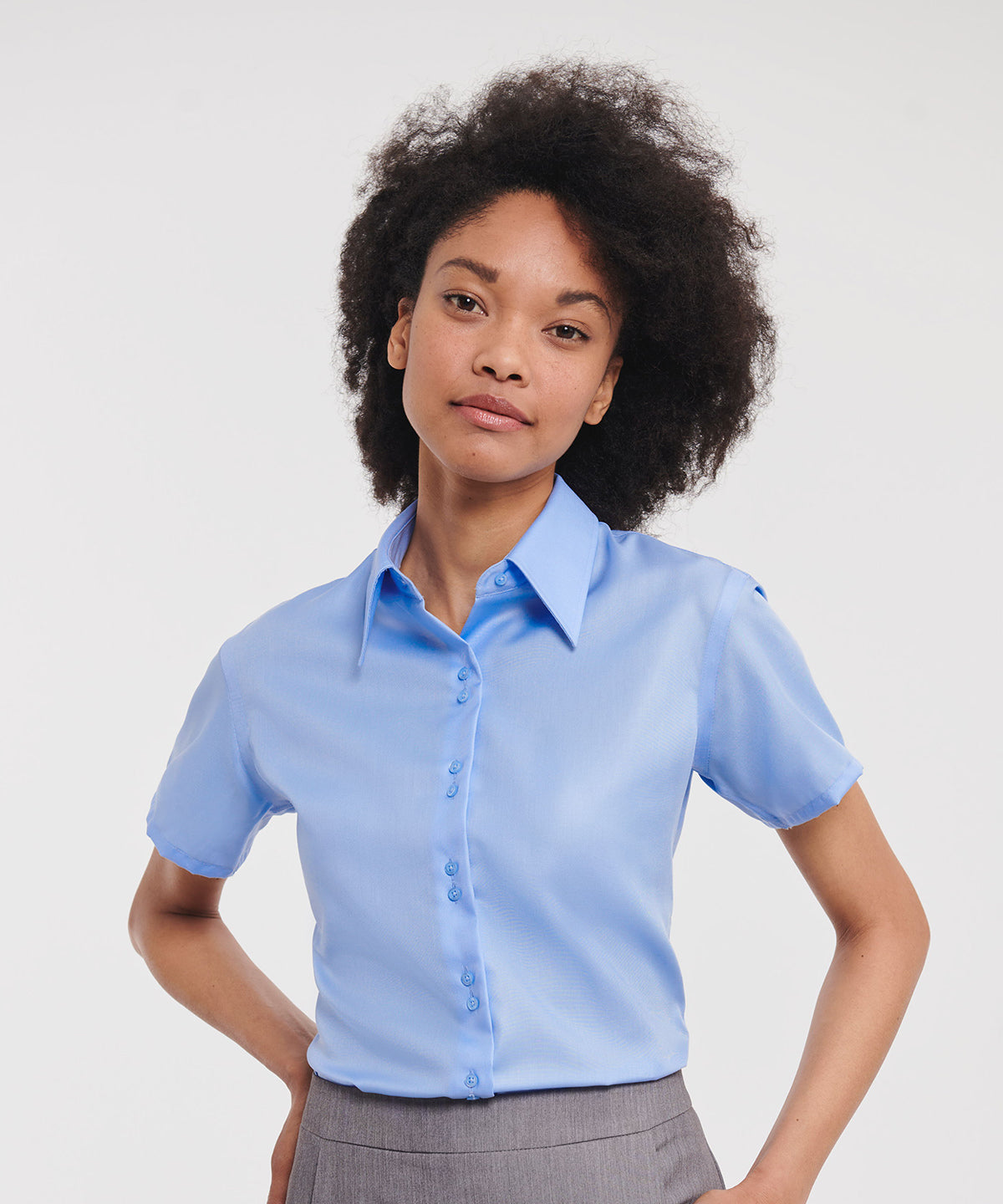 Women's short sleeve ultimate non-iron shirt