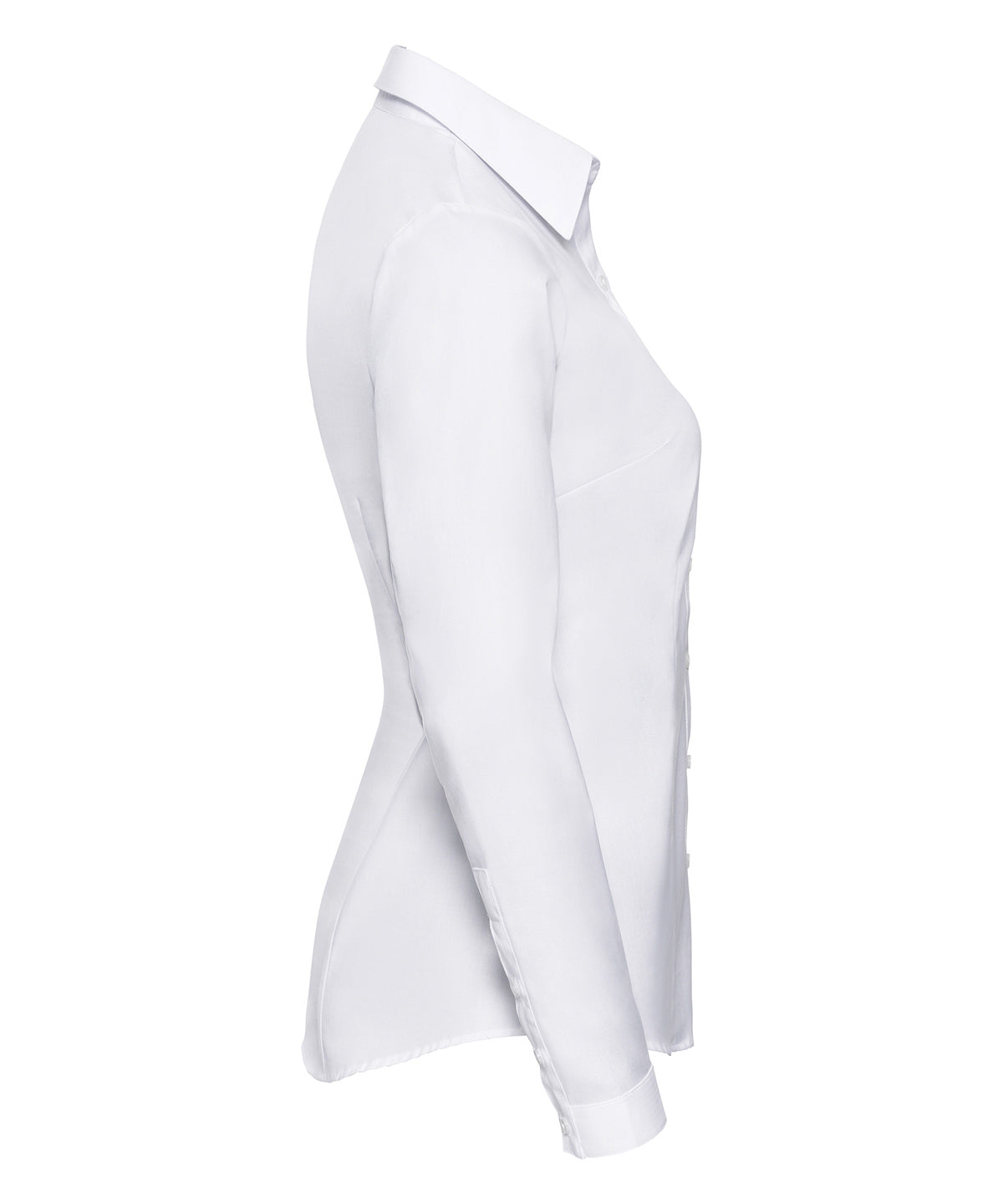 Women's long sleeve herringbone shirt