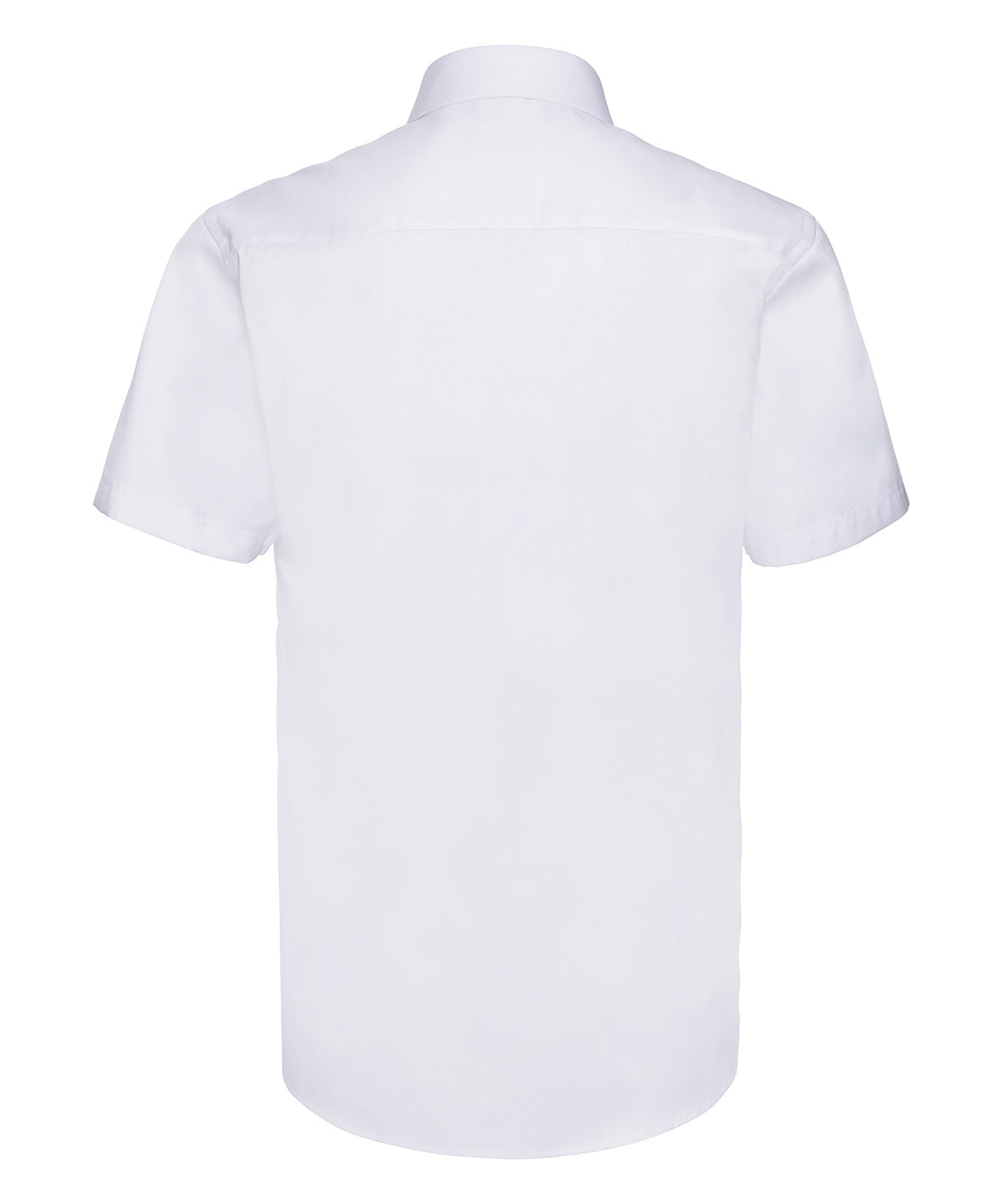 Short sleeve herringbone shirt