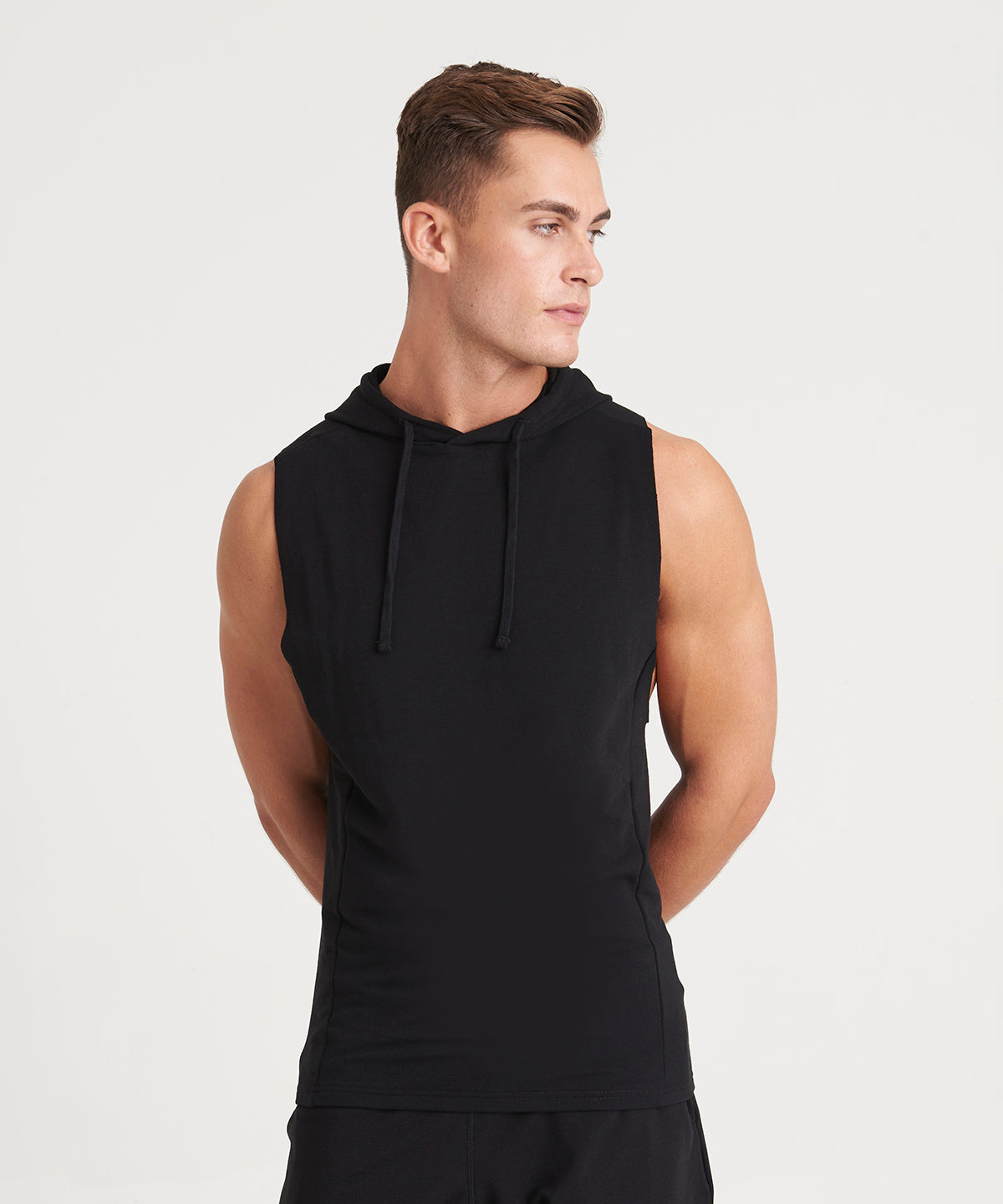 Urban sleeveless muscle hoodie