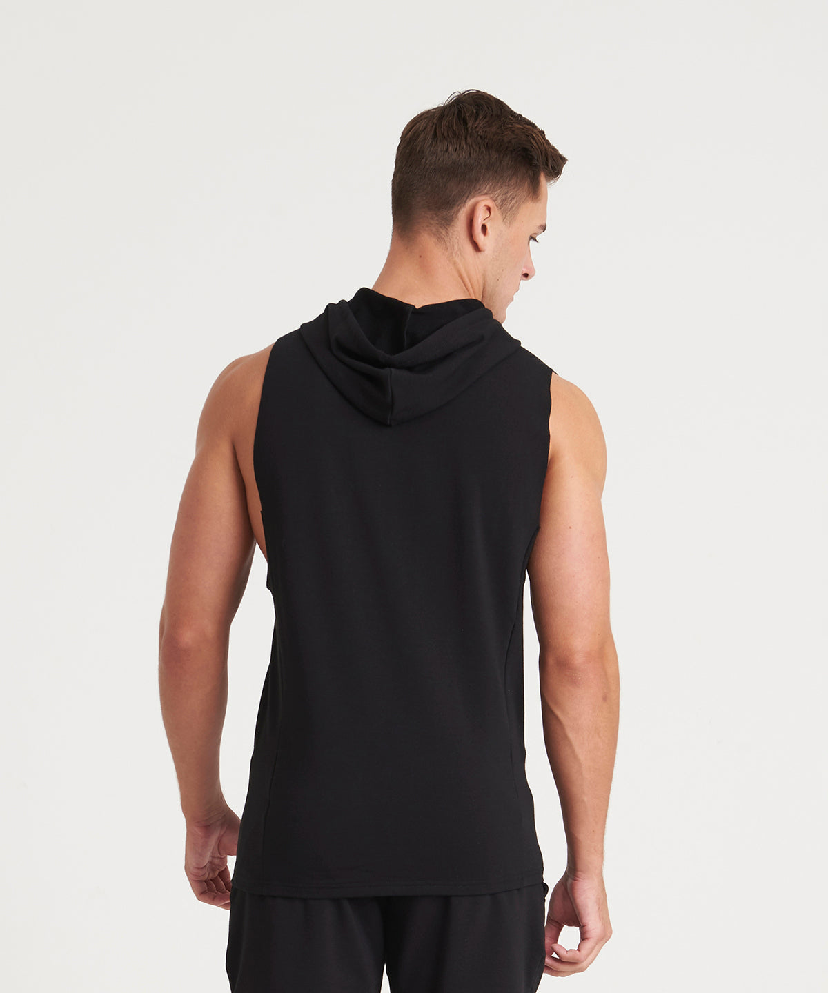 Urban sleeveless muscle hoodie
