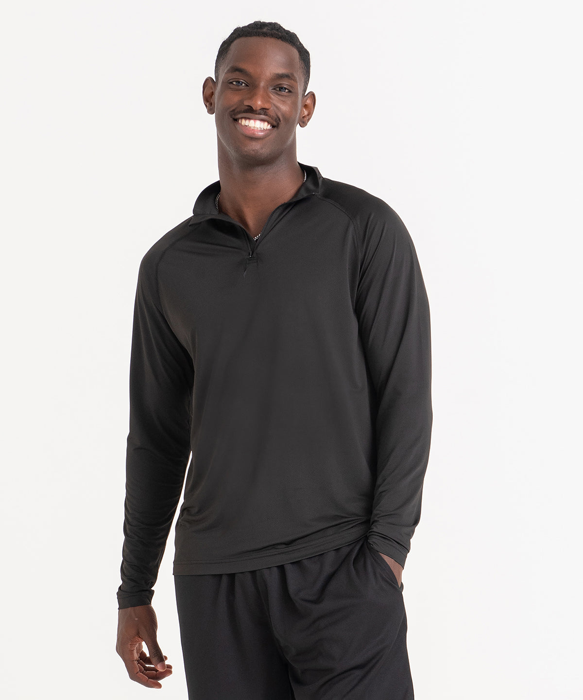 Lightweight active 1/4-zip