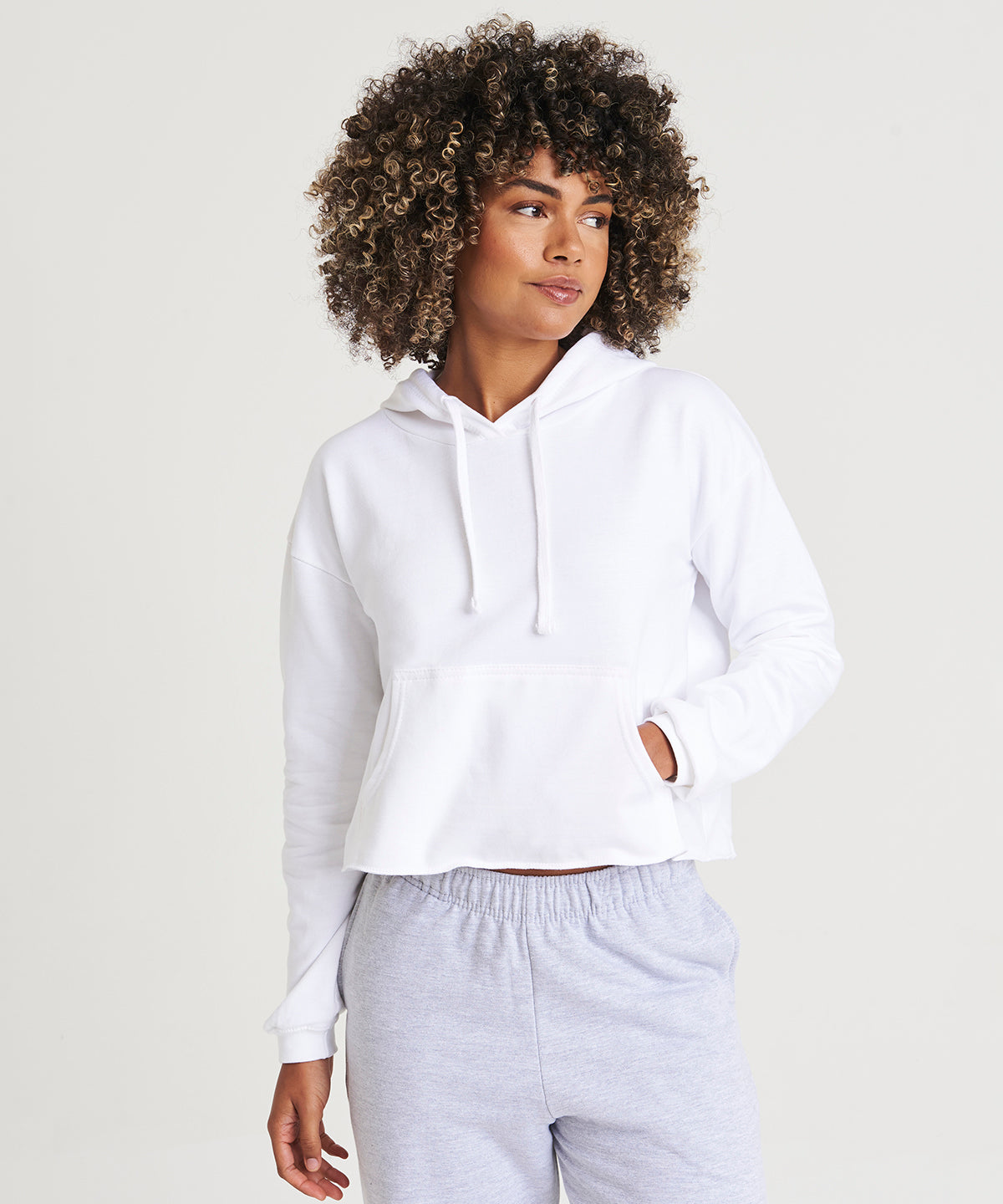 Women's cropped hoodie