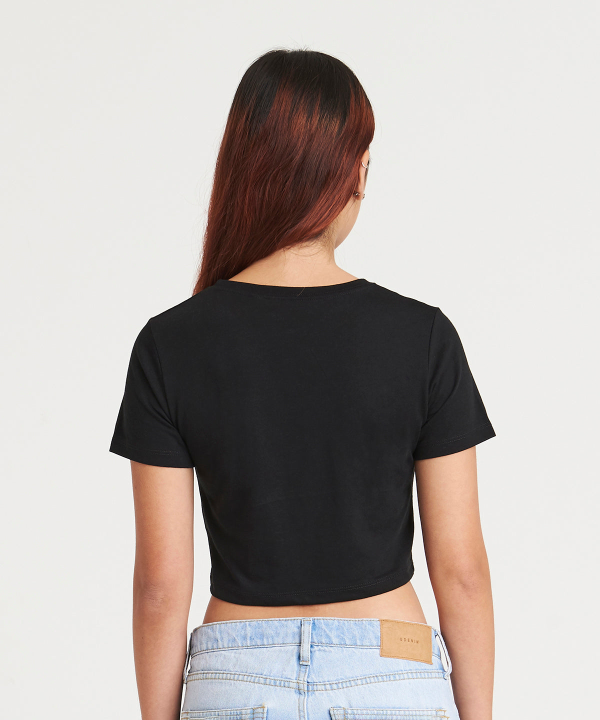 Women's triblend cropped T
