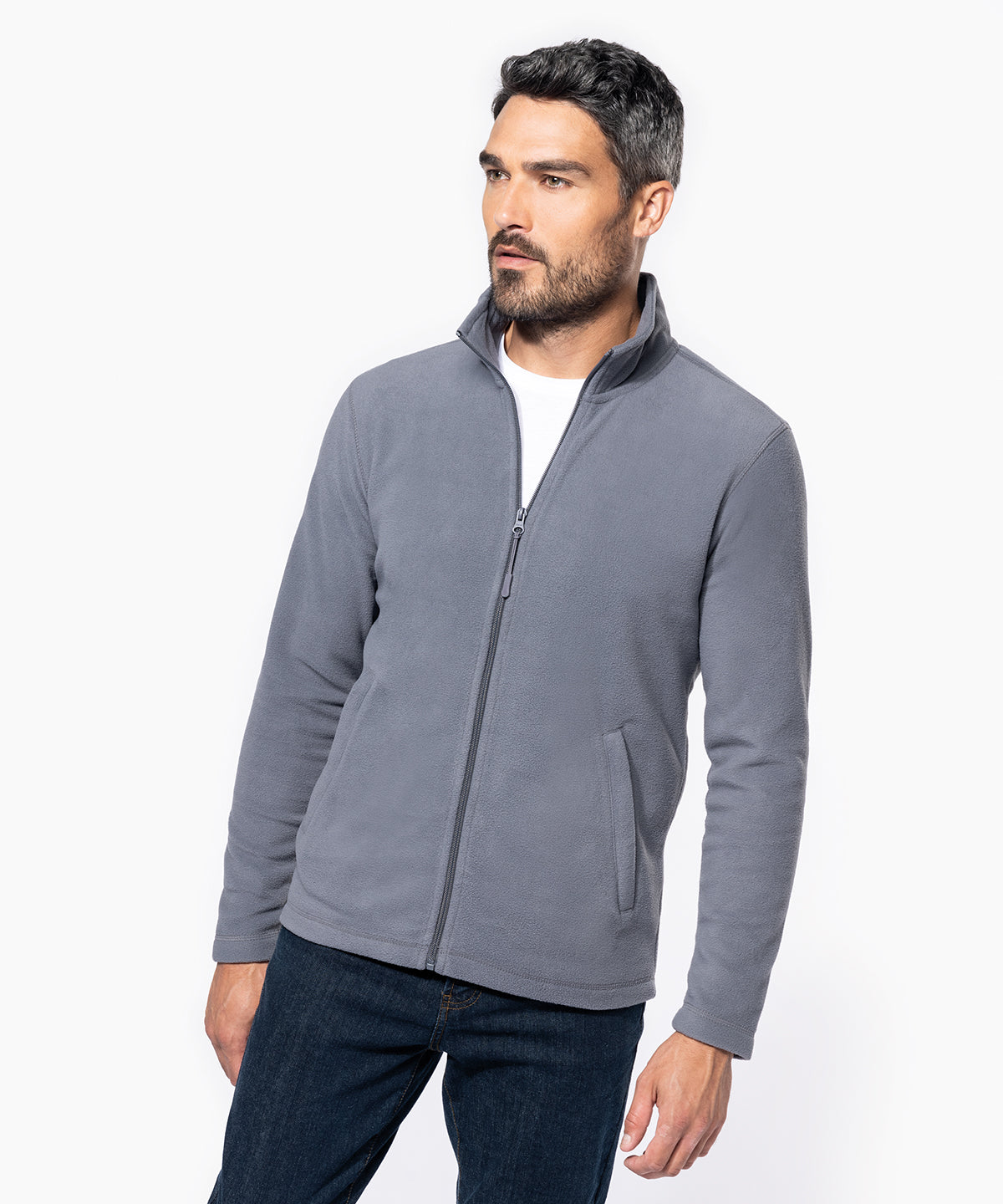 Full-zip microfleece jacket