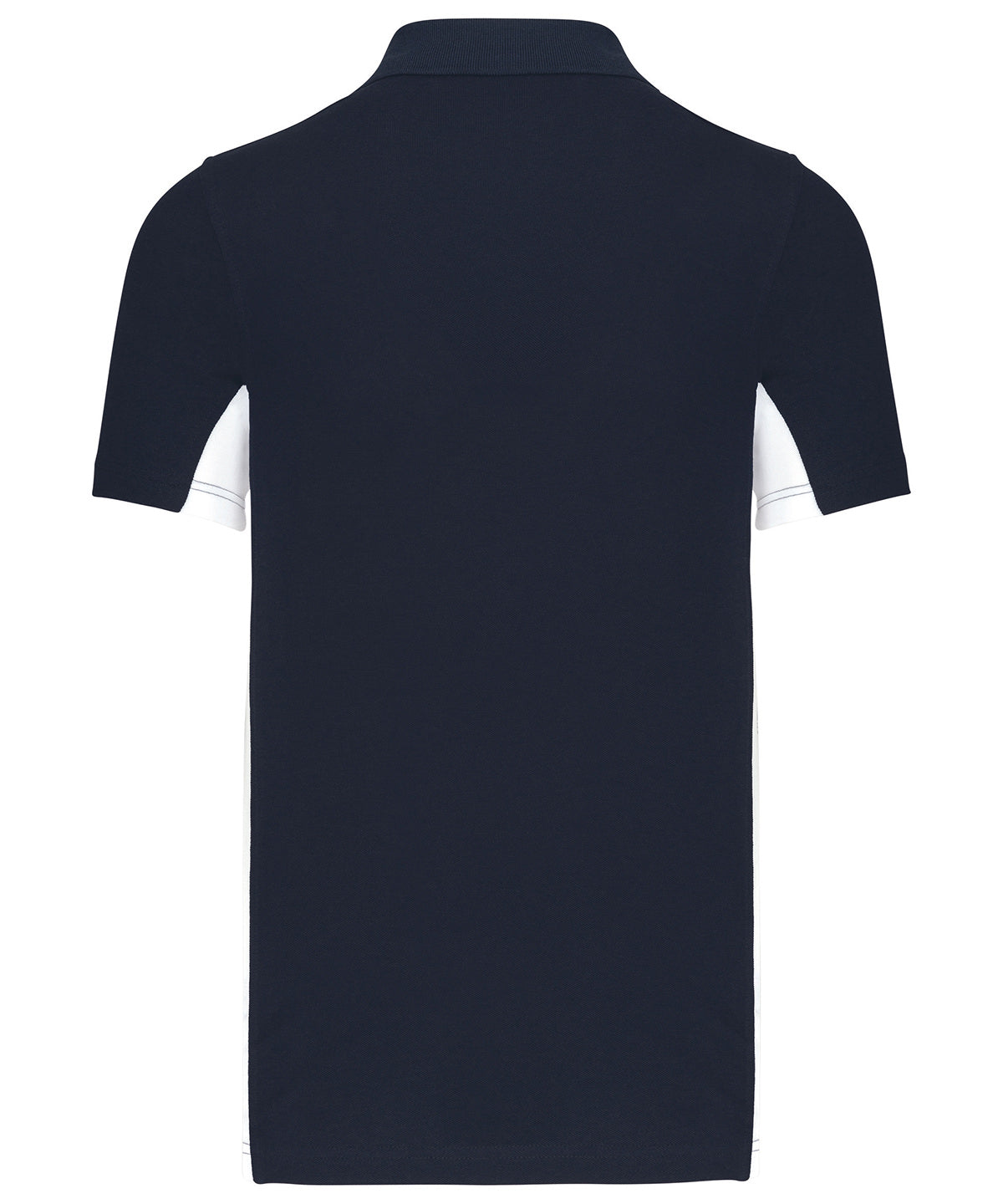 Flags short sleeve bi-colour polo shirt