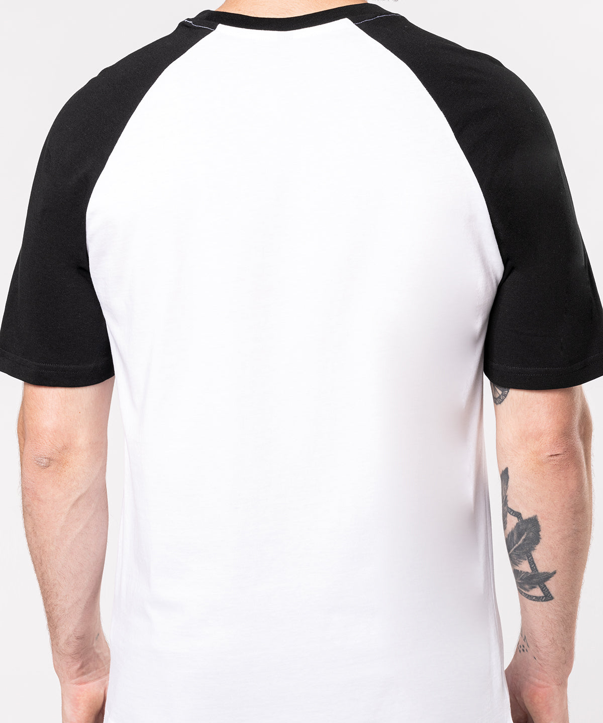 Baseball Short-sleeved two-tone T-shirt