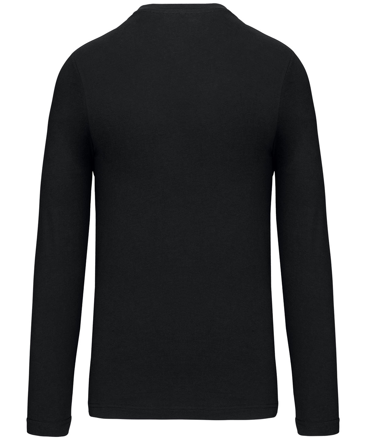 Men's long-sleeved crew neck T-shirt