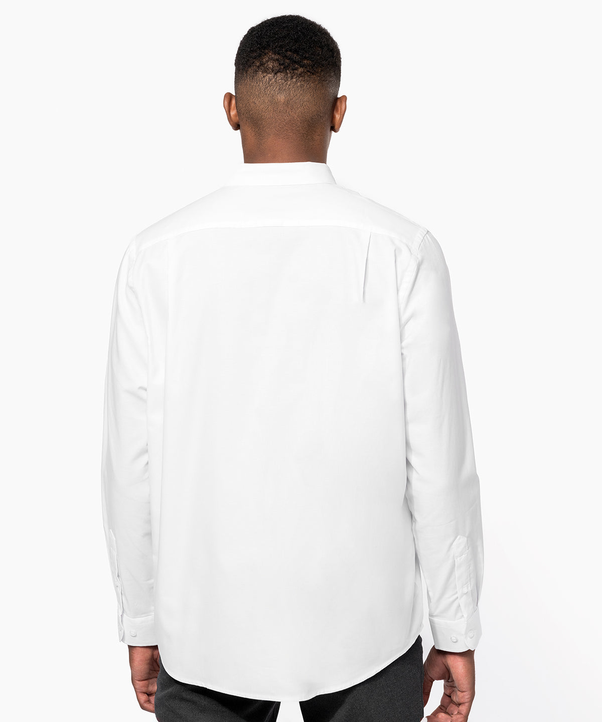 Men's long-sleeved Oxford shirt