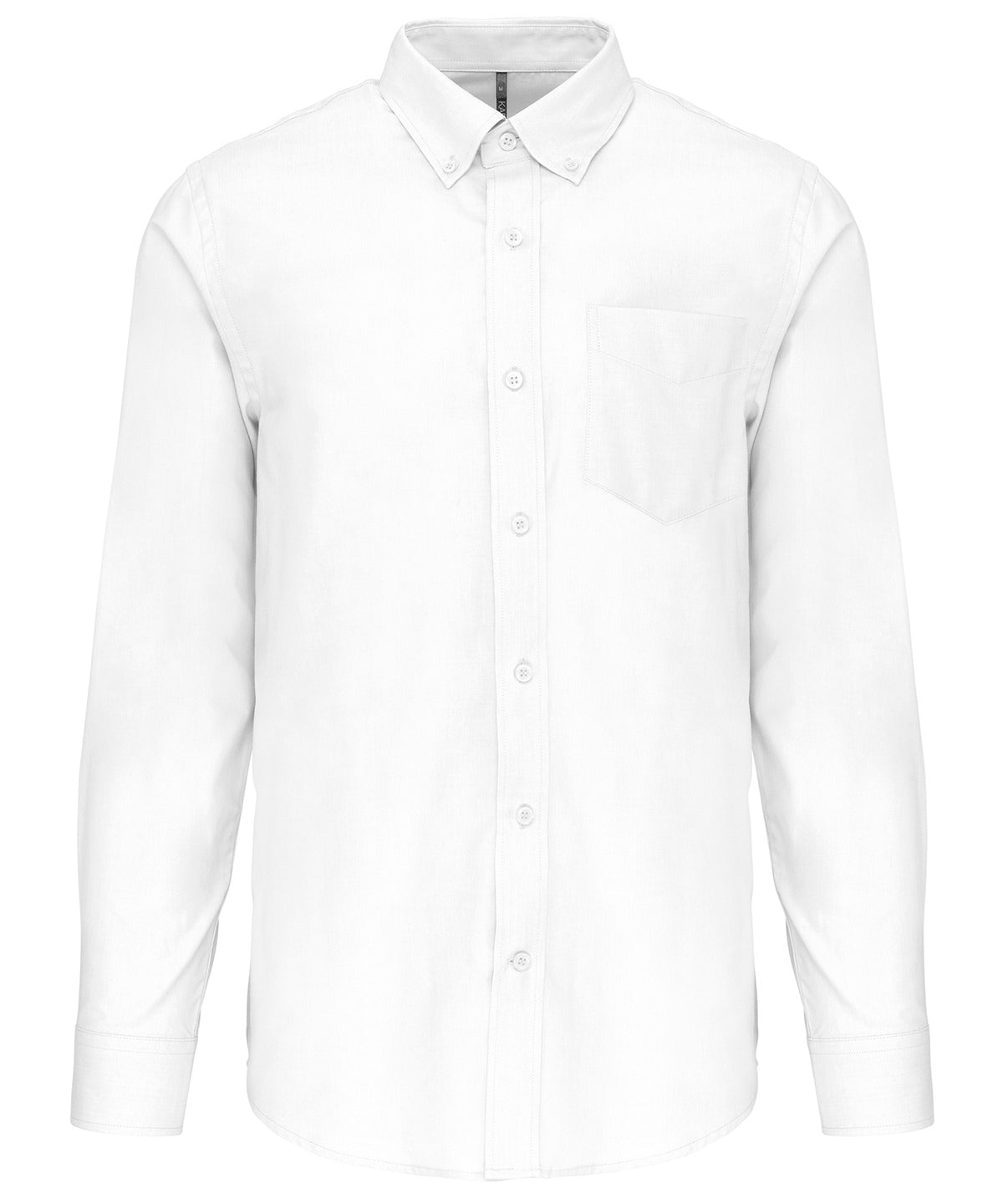 Men's long-sleeved Oxford shirt