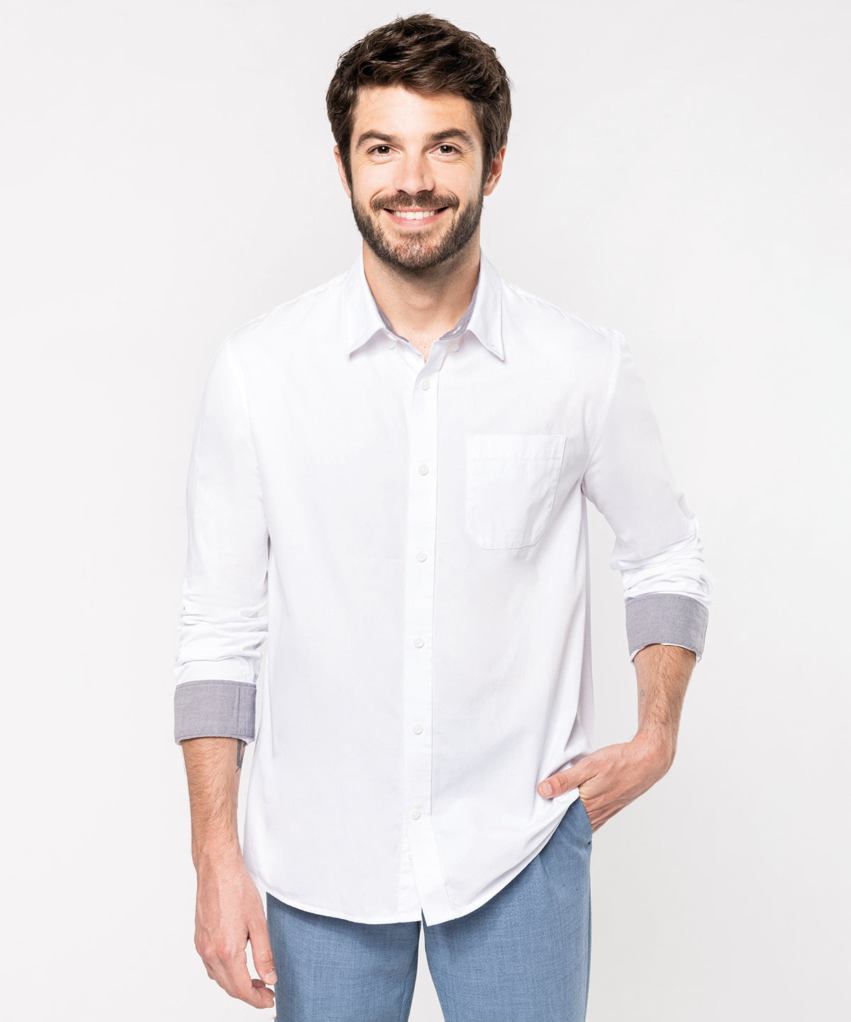 Men's Nevada long sleeve cotton shirt