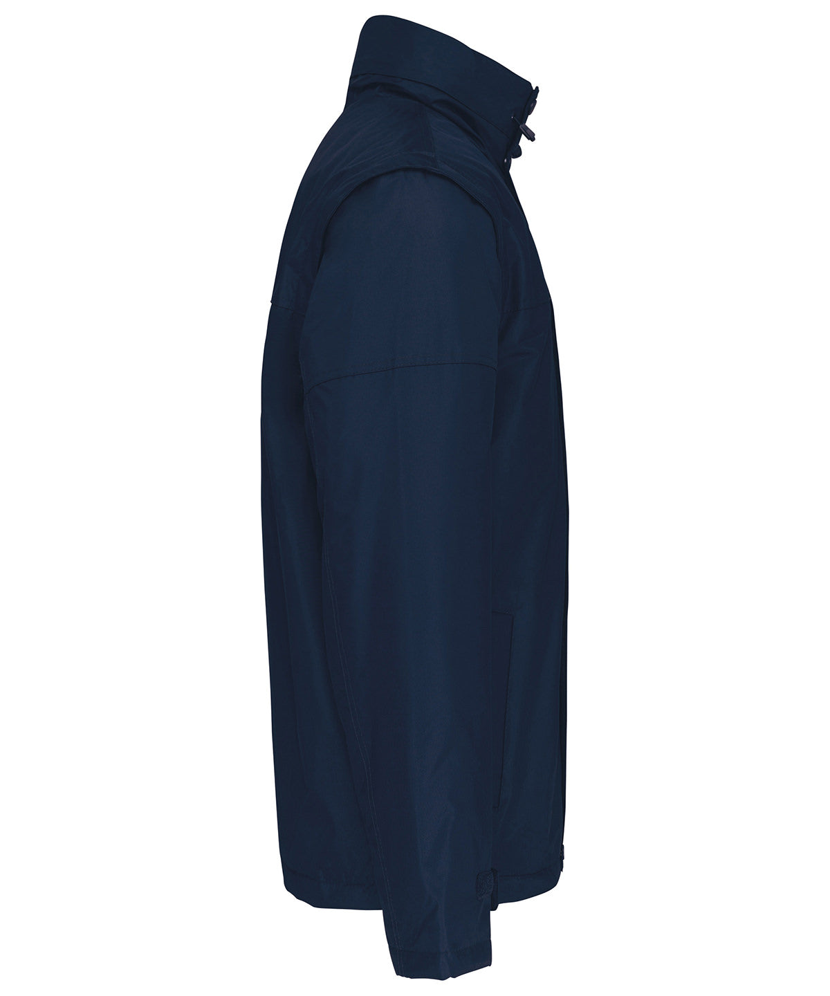 Detachable-sleeved blouson jacket