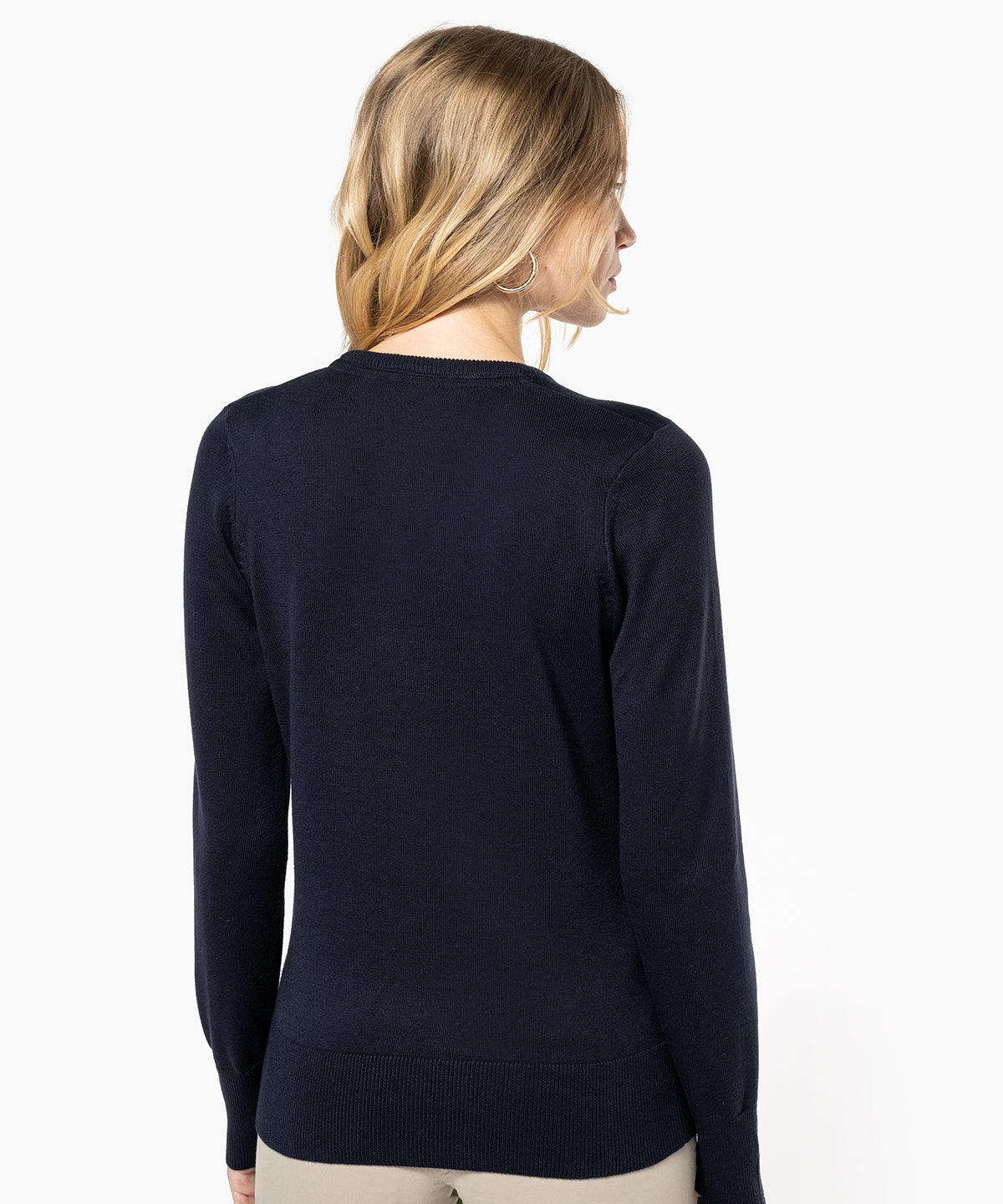 Ladies' V-neck jumper