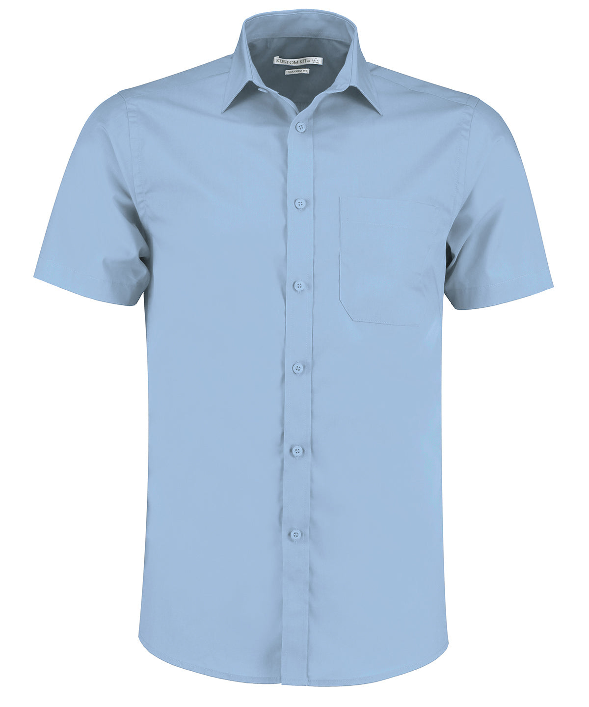 Poplin shirt short-sleeved (tailored fit)