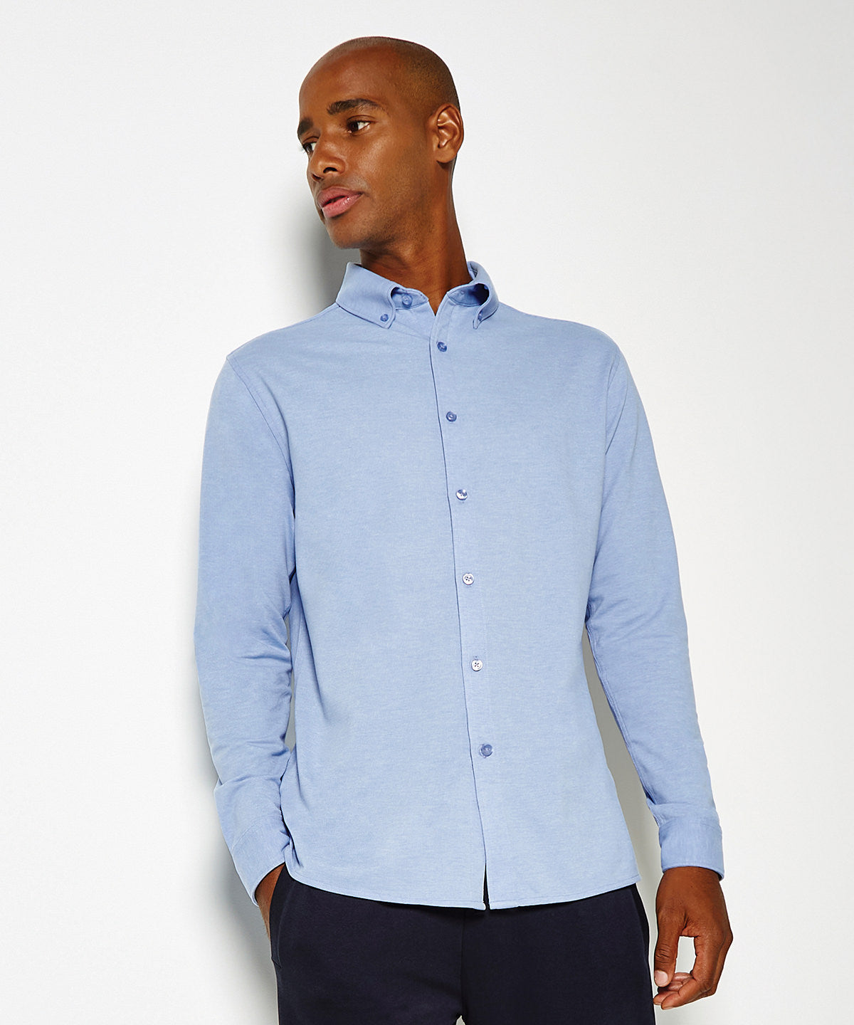 Long sleeve Superwash® 60° piqué shirt (tailored fit)