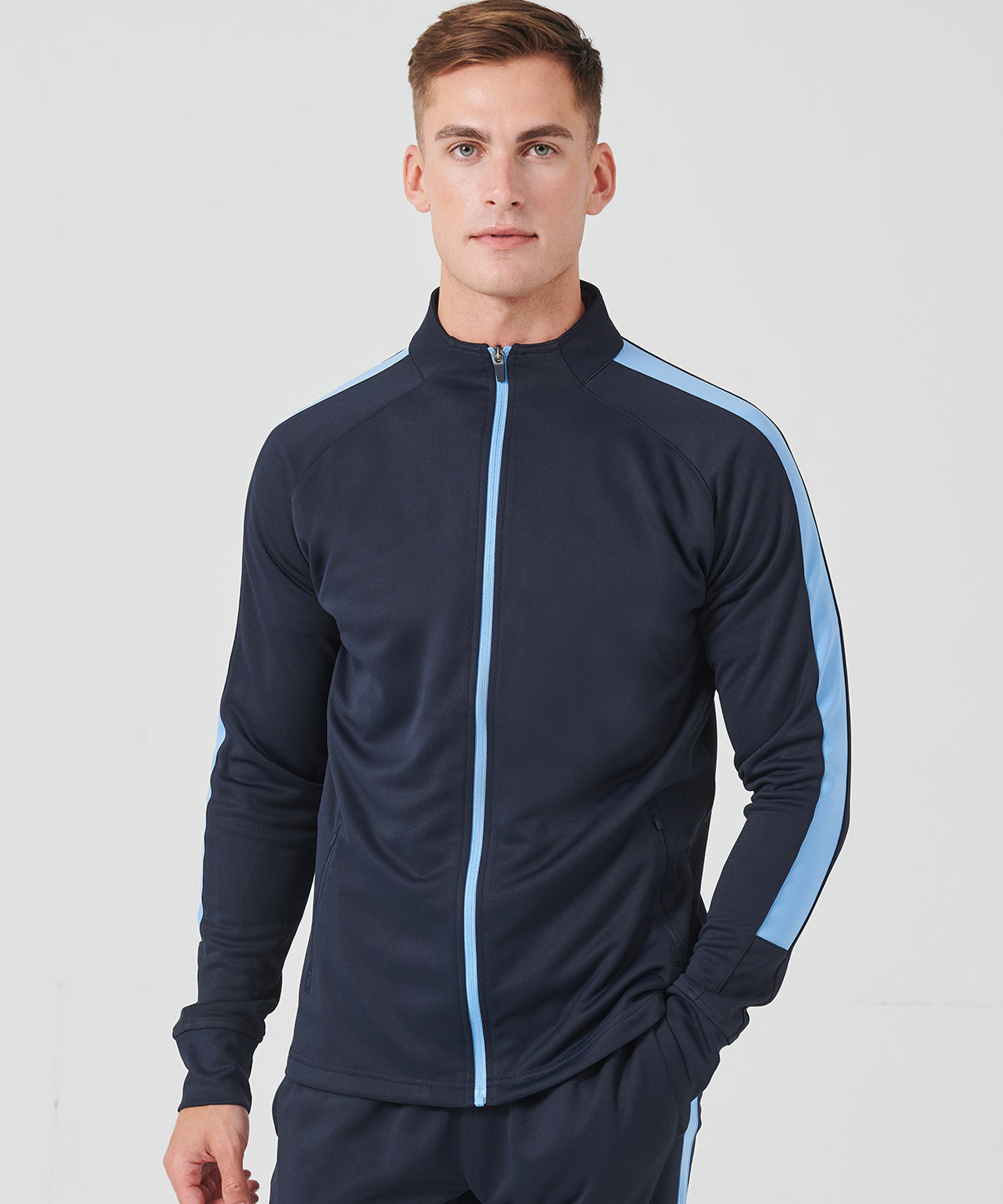 Knitted tracksuit top