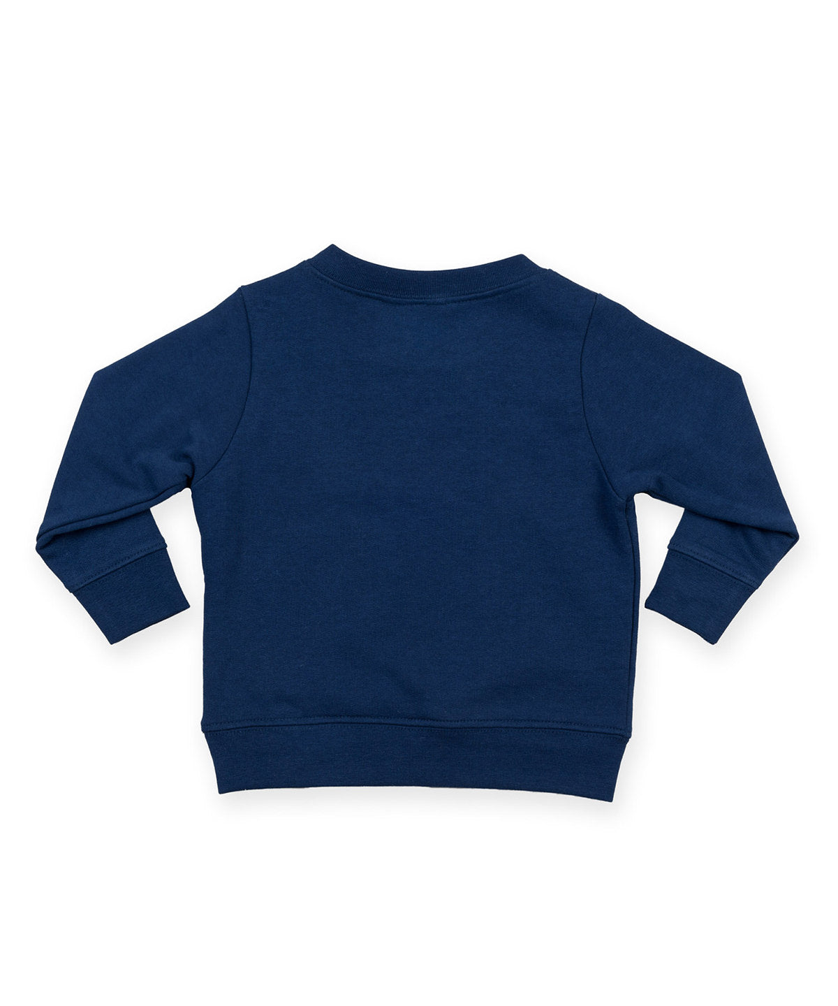 Crew neck sweatshirt with shoulder poppers