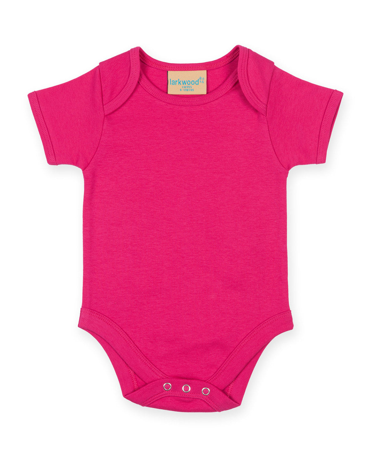 Short-sleeved bodysuit with envelope neck opening