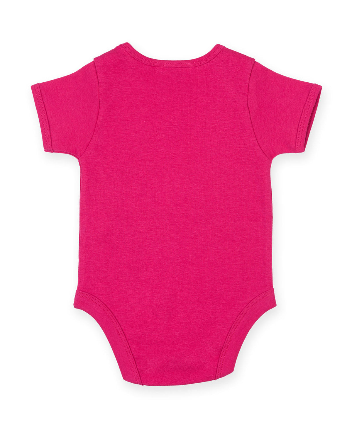 Short-sleeved bodysuit with envelope neck opening