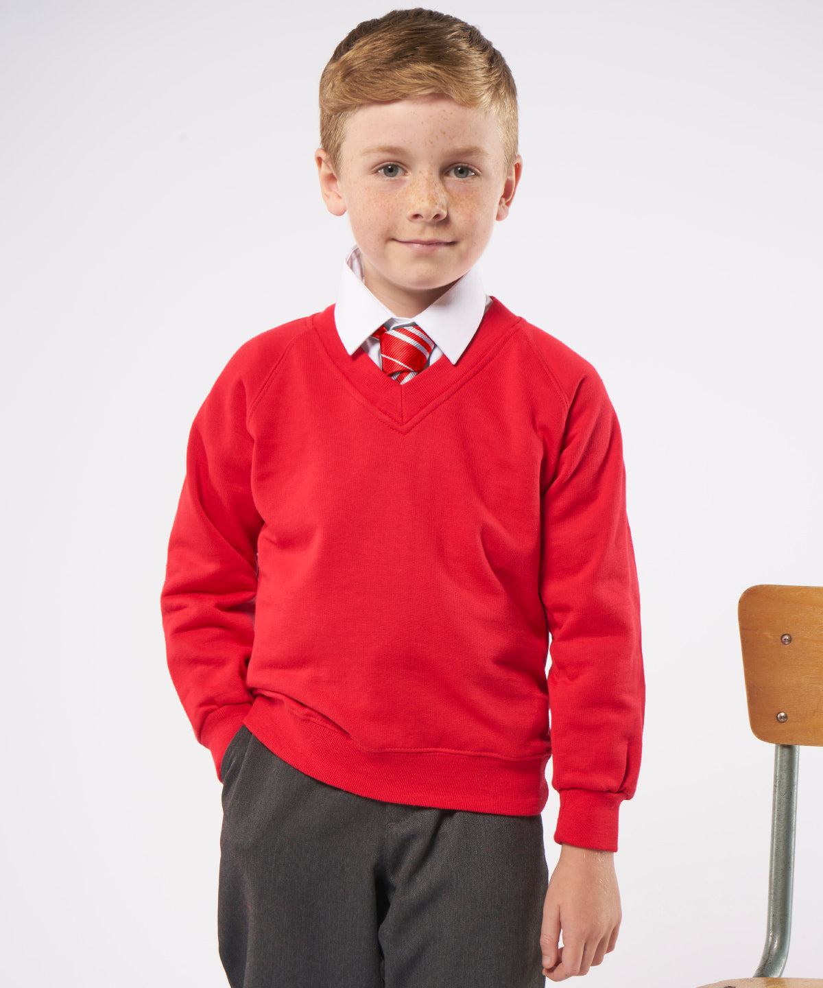 Kids Coloursure™ v-neck sweatshirt