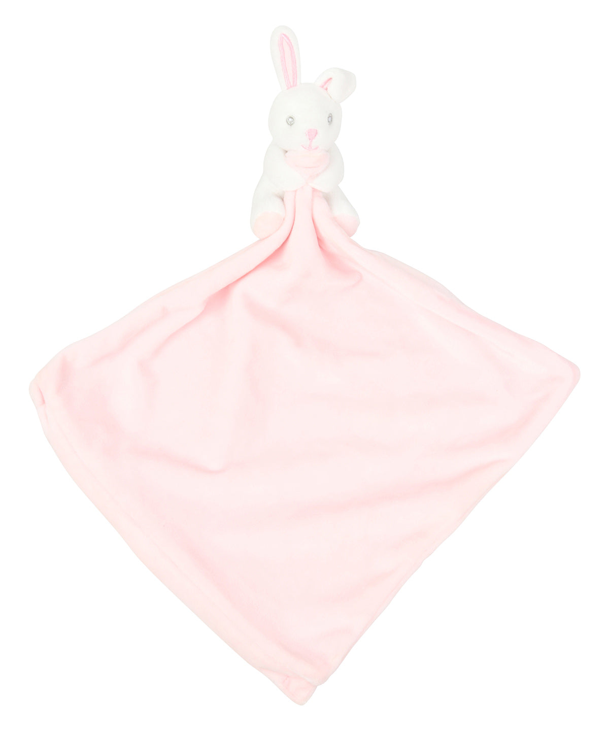 Baby animal comforter with rattle