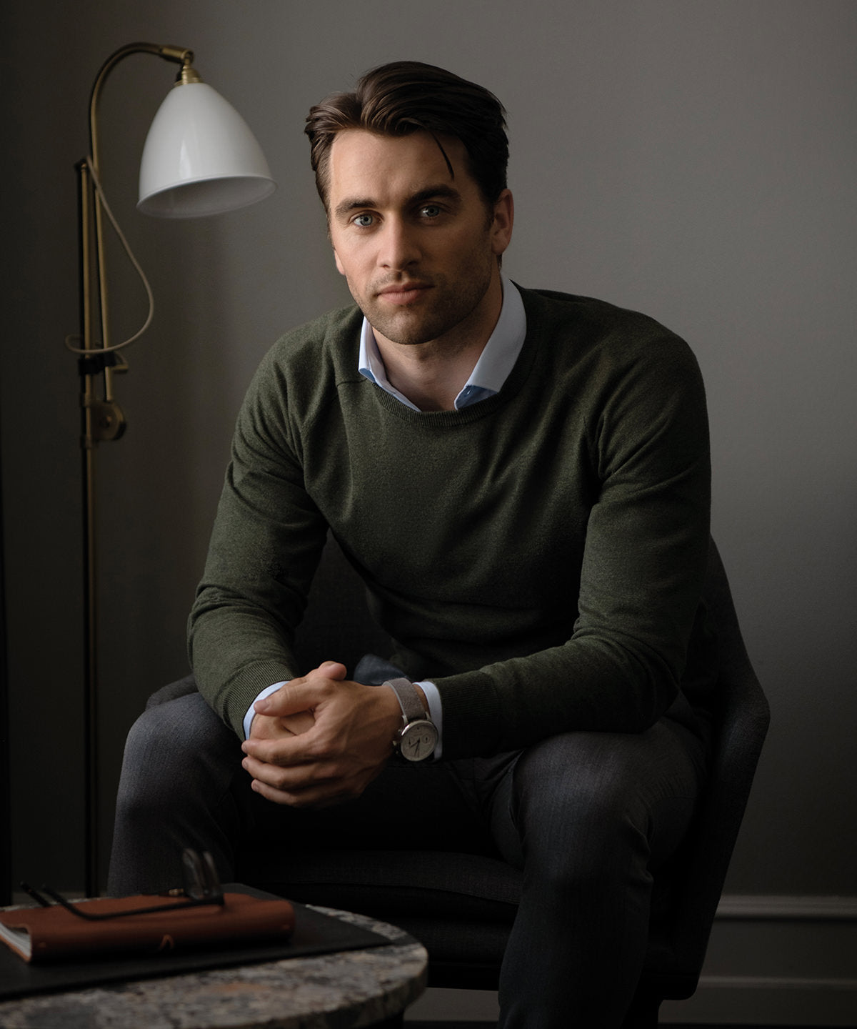 Brighton – elegant round neck