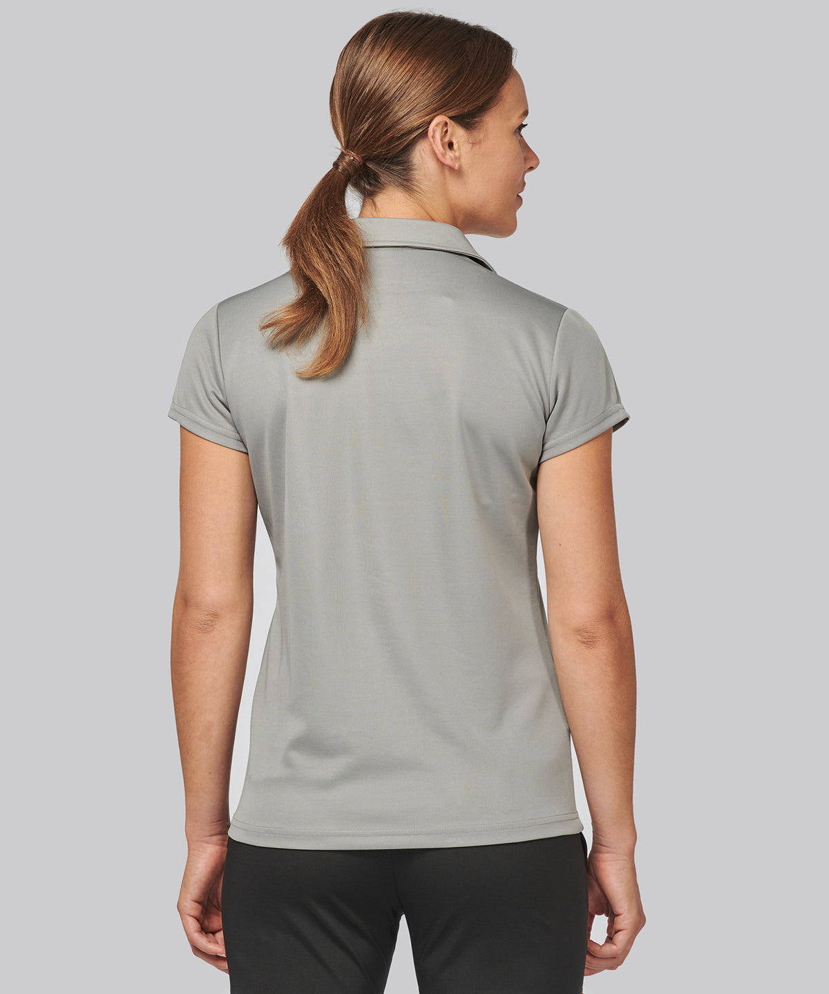 Ladies' short-sleeved polo shirt