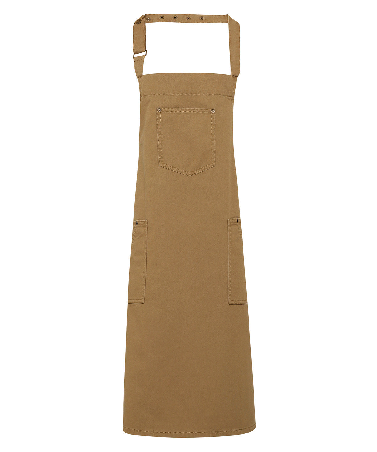 Chino cotton bib apron