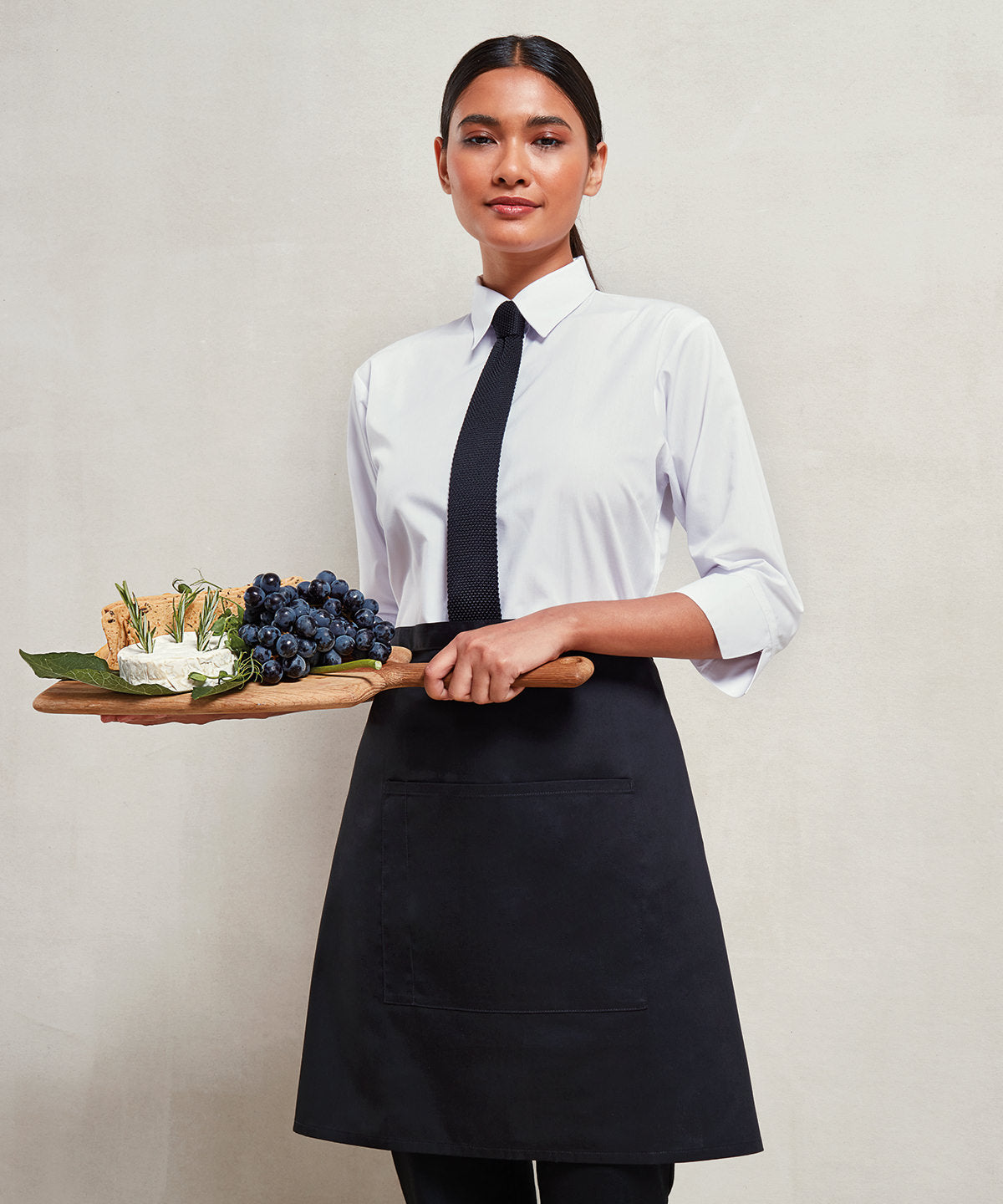 ‘Colours collection’ mid-length pocket apron