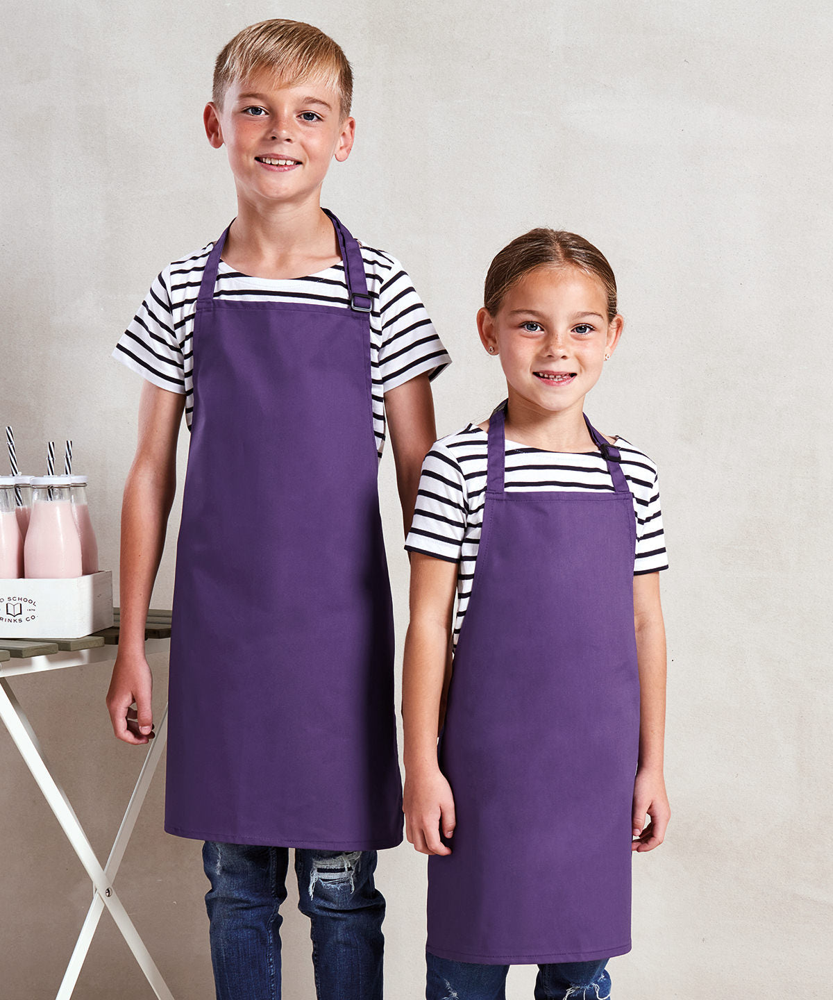 Kids bib apron