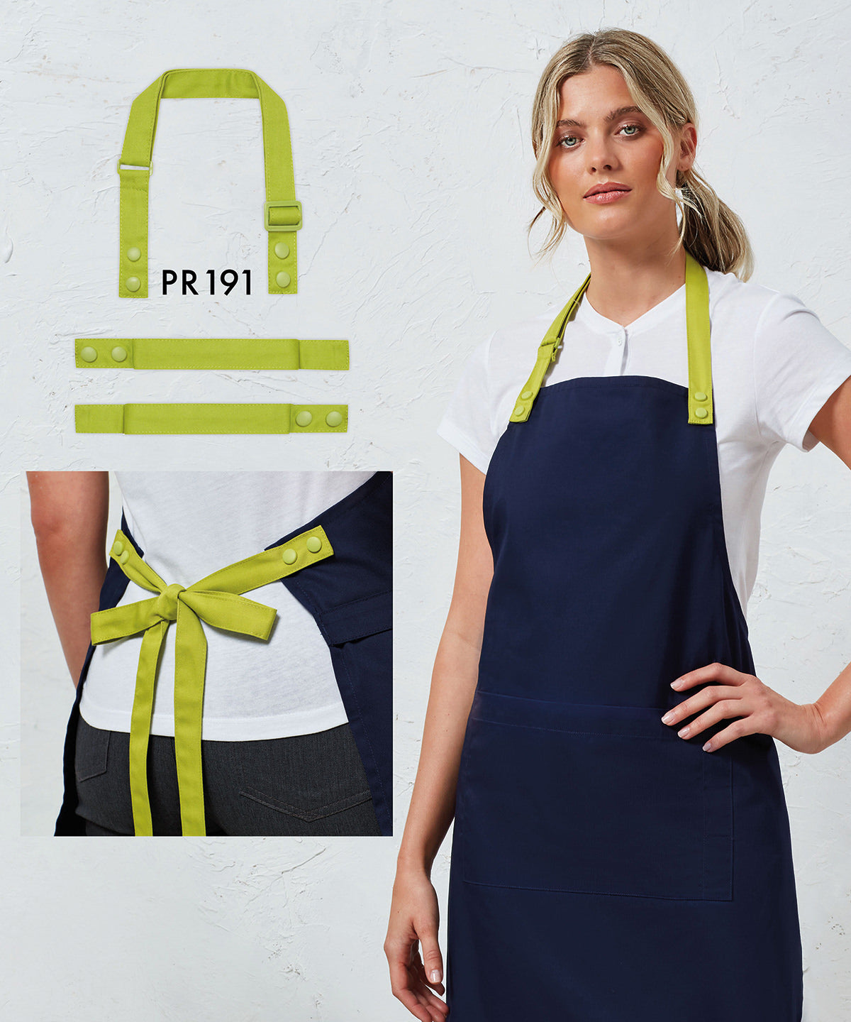 ‘Swap & Pop’ Customisable Apron – Straps