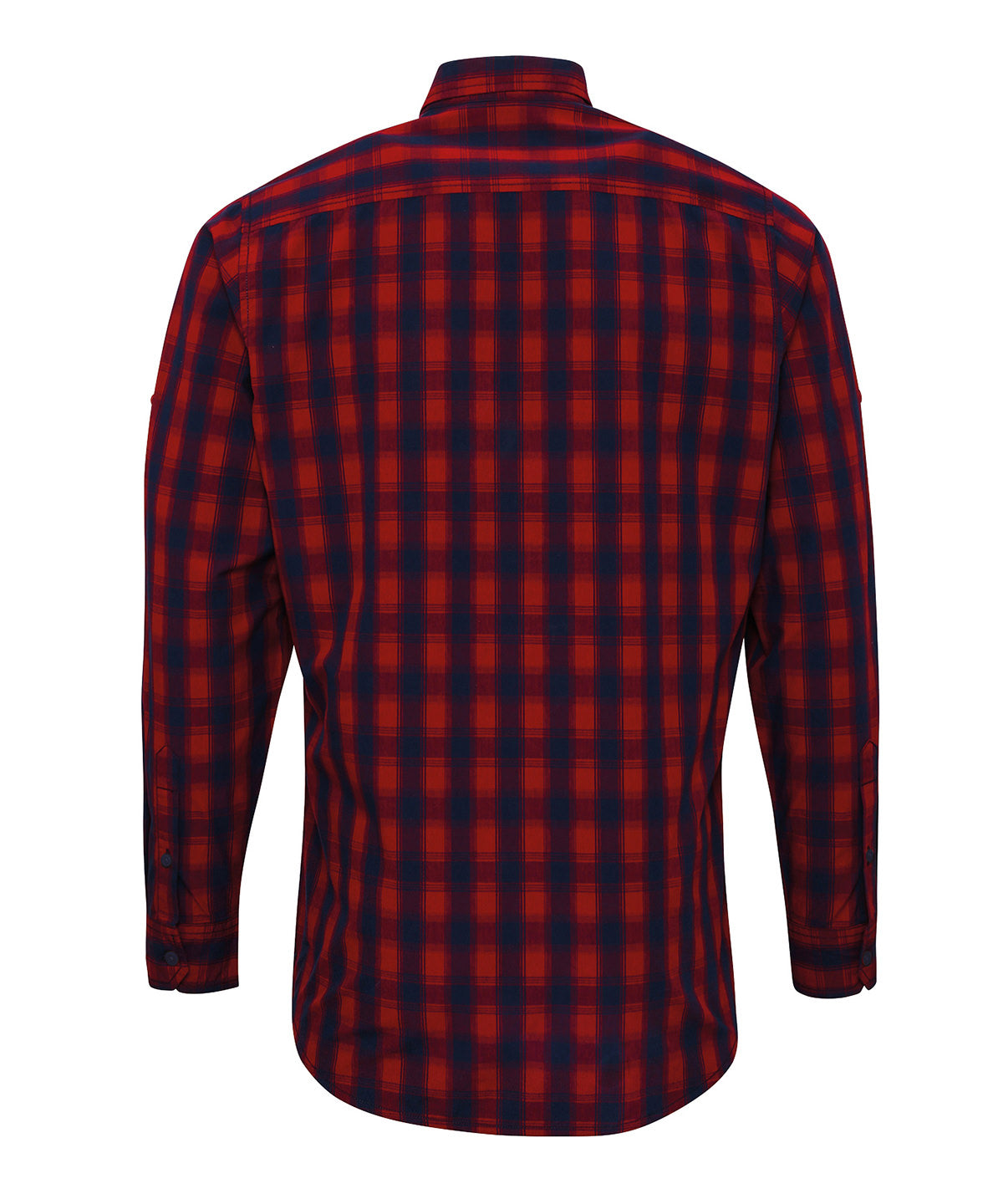 Mulligan check cotton long sleeve shirt