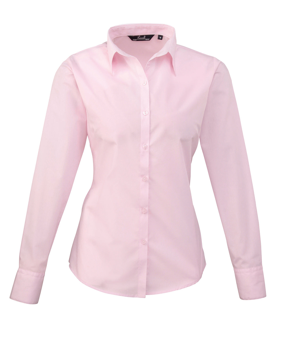 Women's poplin long sleeve blouse