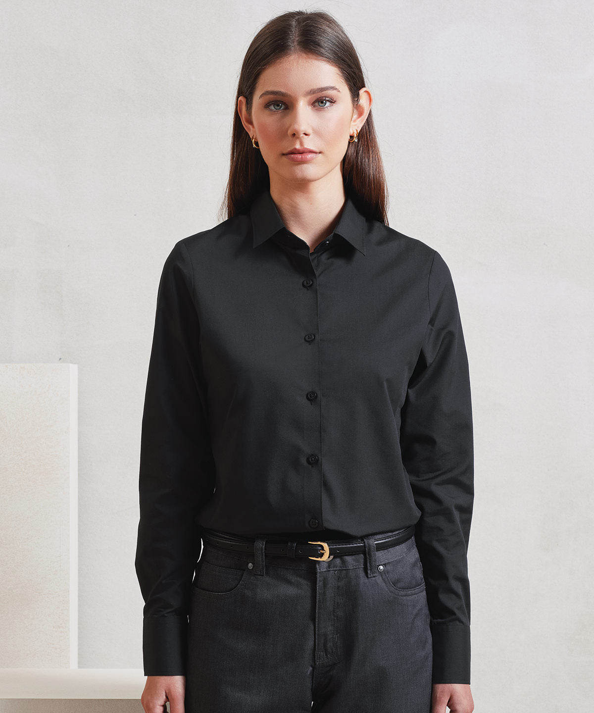 Women’s long sleeve ‘Recyclight’ poplin shirt
