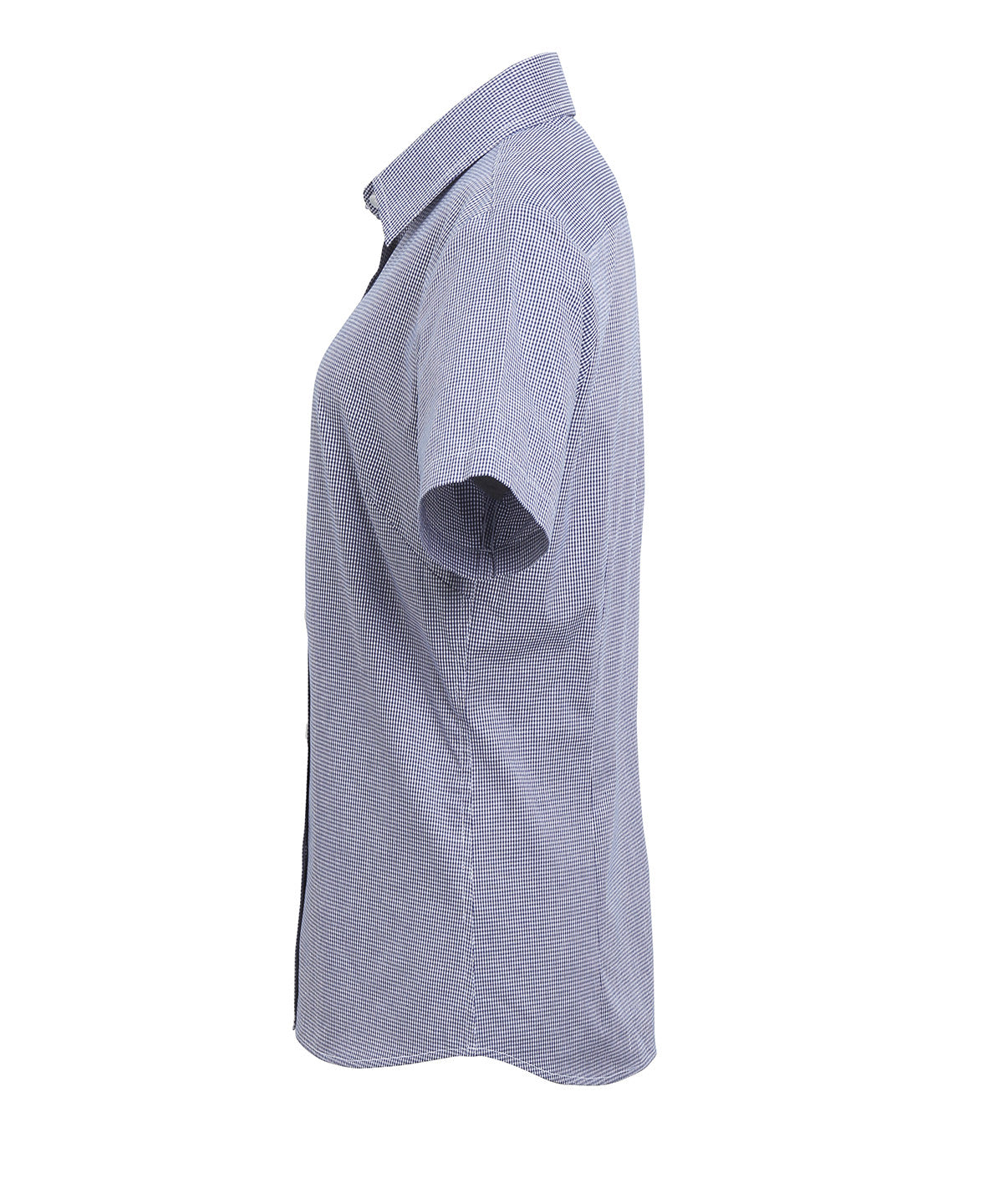 Women's Microcheck (Gingham) short sleeve cotton shirt