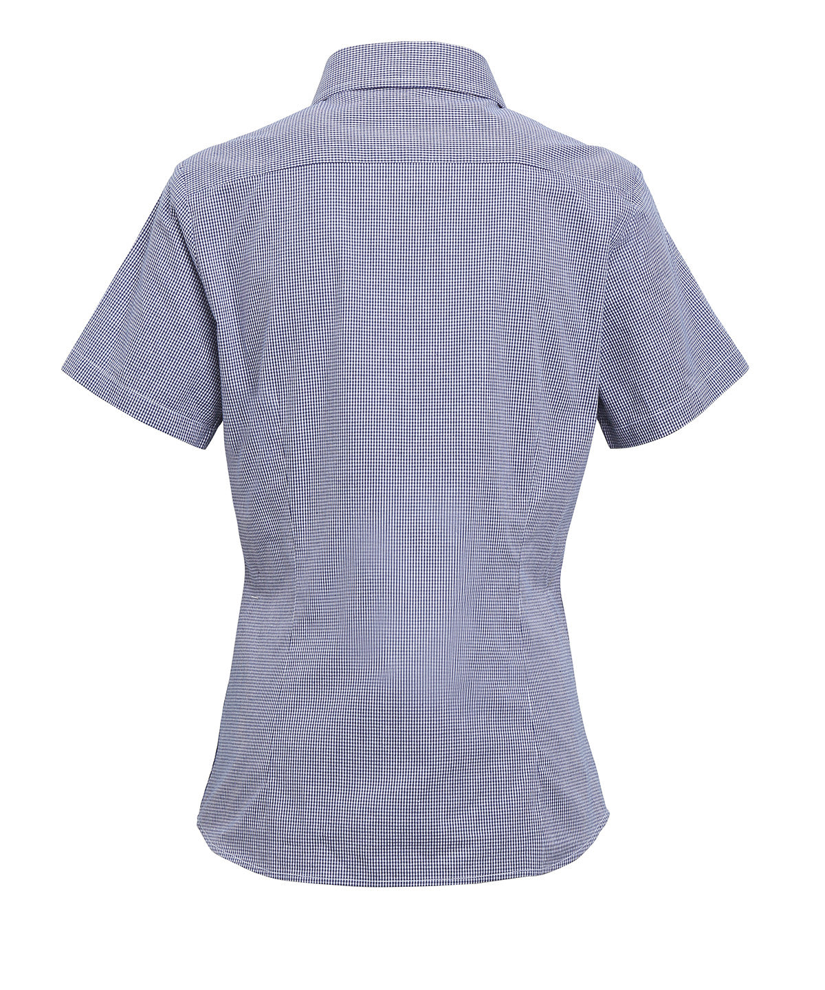 Women's Microcheck (Gingham) short sleeve cotton shirt