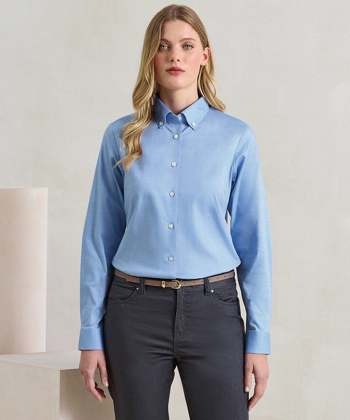 Women’s ‘Supreme’ Oxford long sleeve shirt