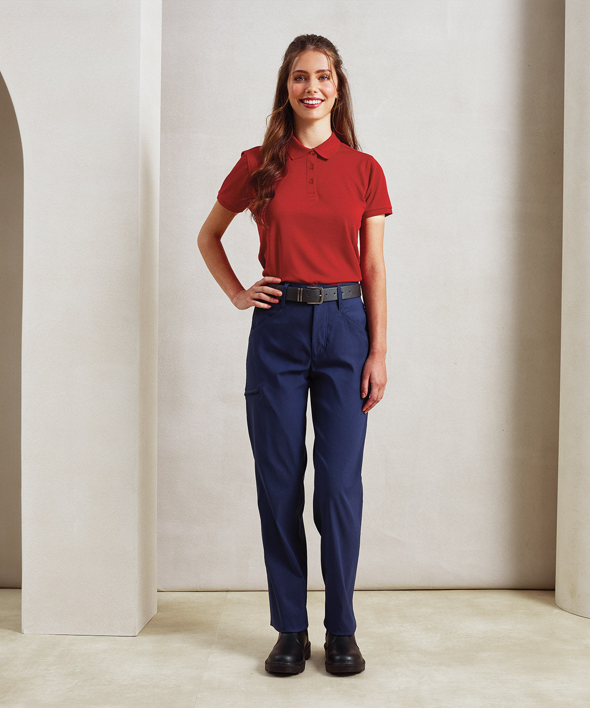 Stretchchecker ‘Adapt’ trousers