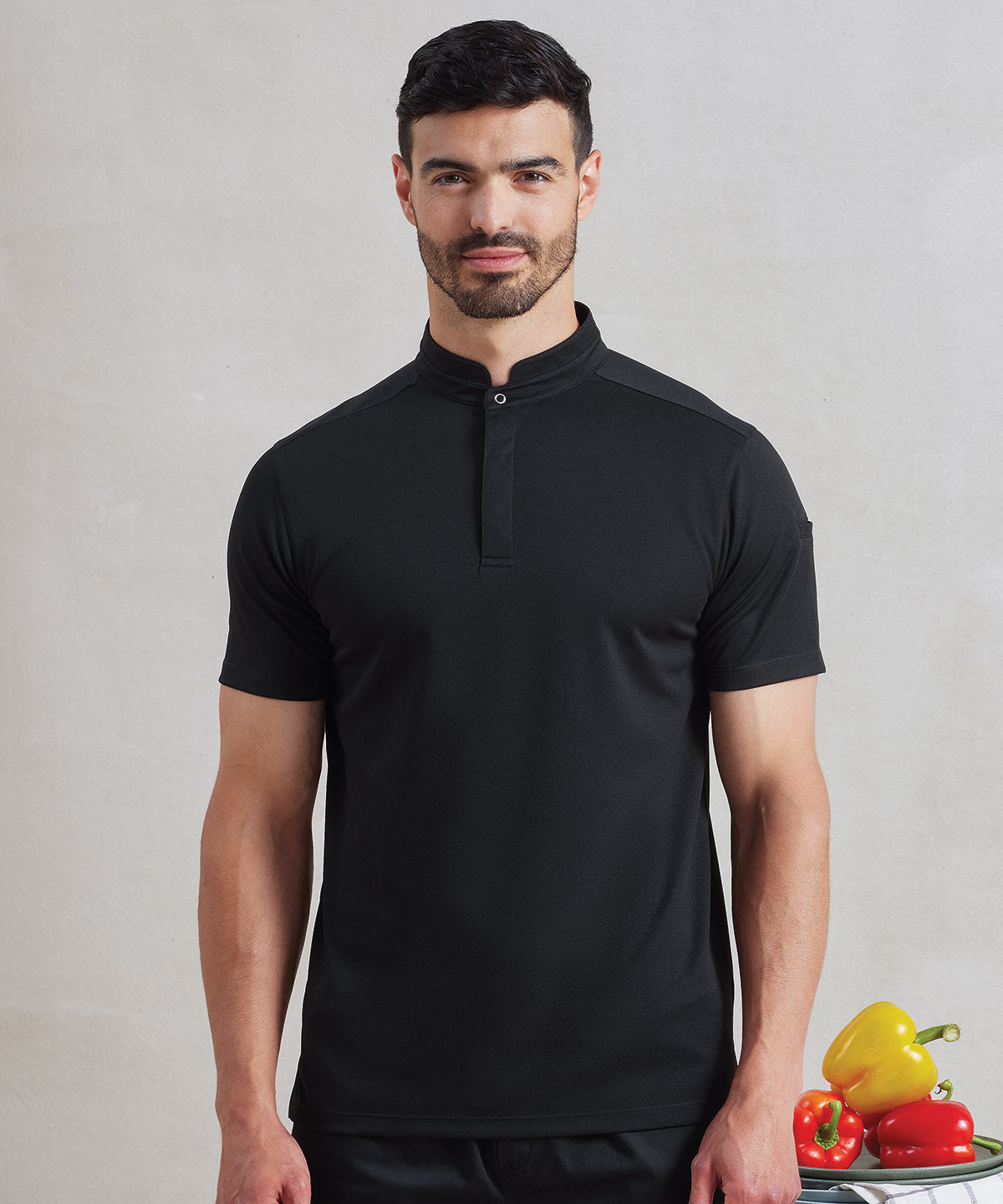 Essential Coolchecker® short sleeve chef’s shirt