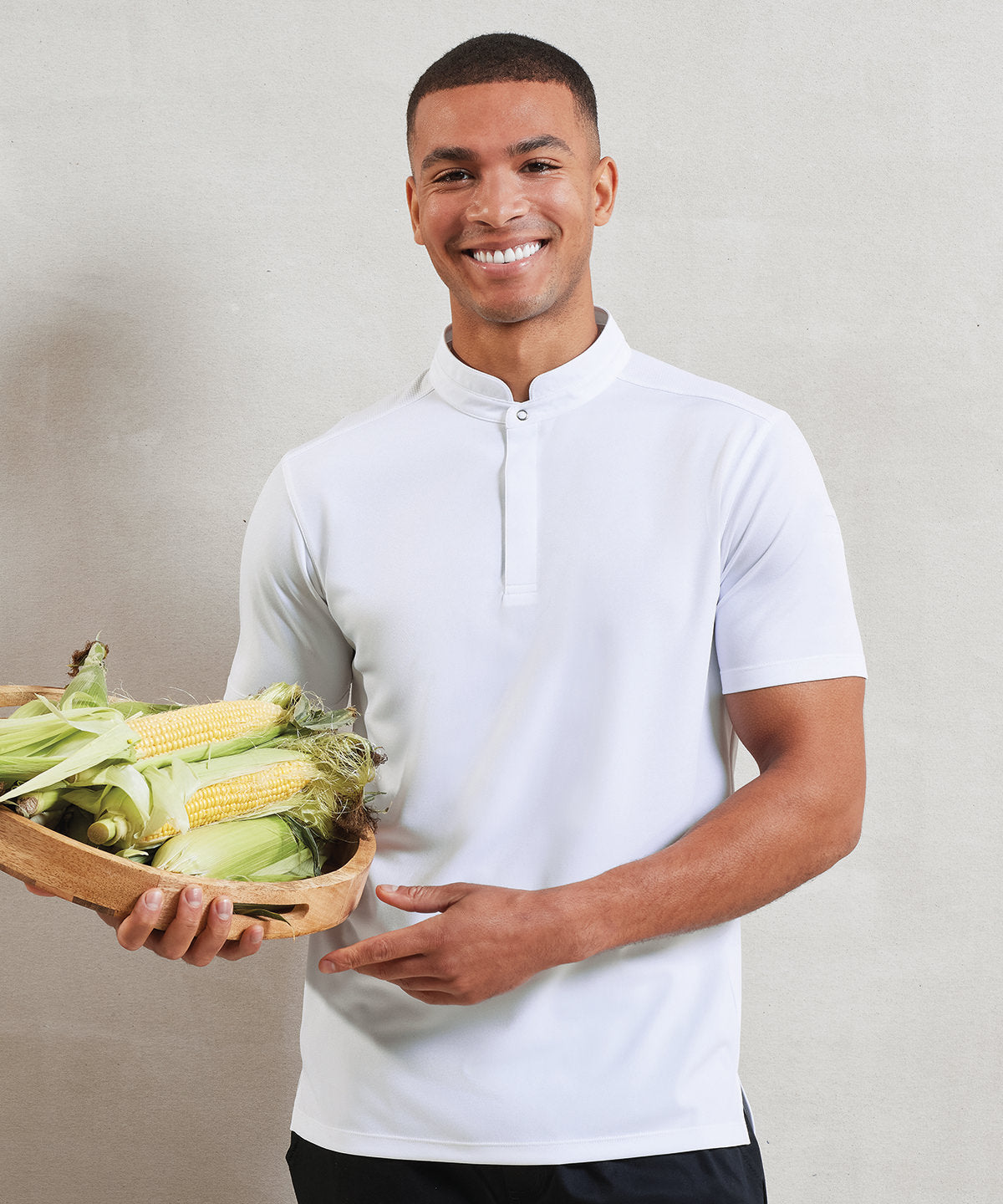 Essential Coolchecker® short sleeve chef’s shirt