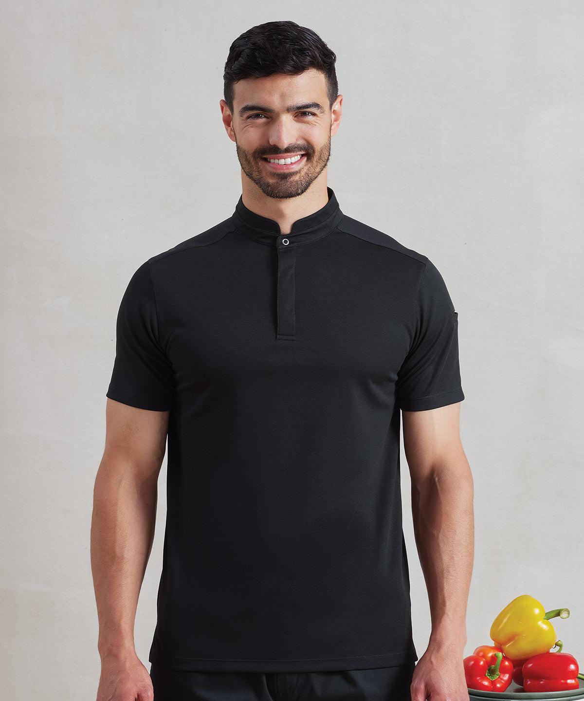 Essential Coolchecker® short sleeve chef’s shirt