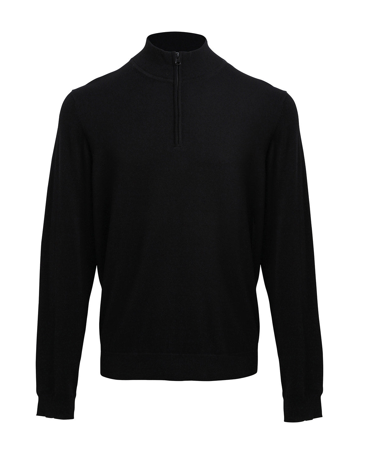 ¼ zip knitted sweater