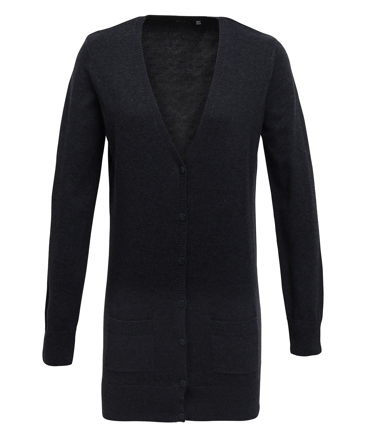 Women's longline knitted cardigan