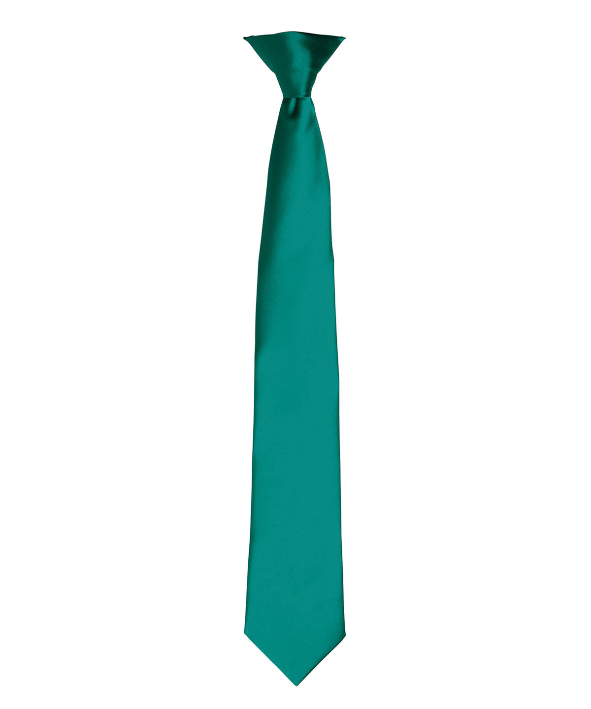 'Colours' satin clip tie