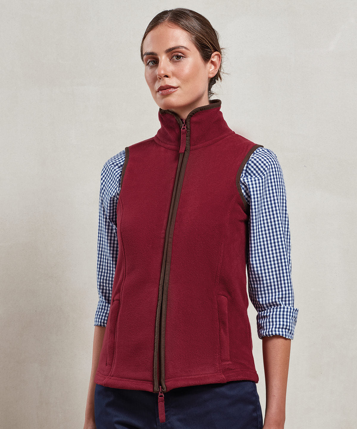 Women’s artisan fleece gilet