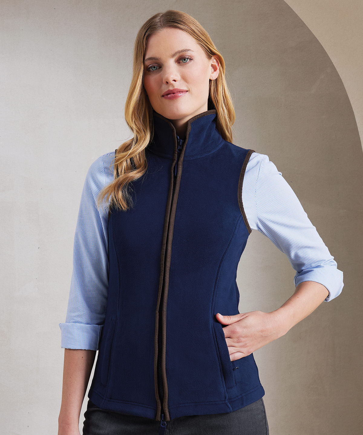 Women’s artisan fleece gilet