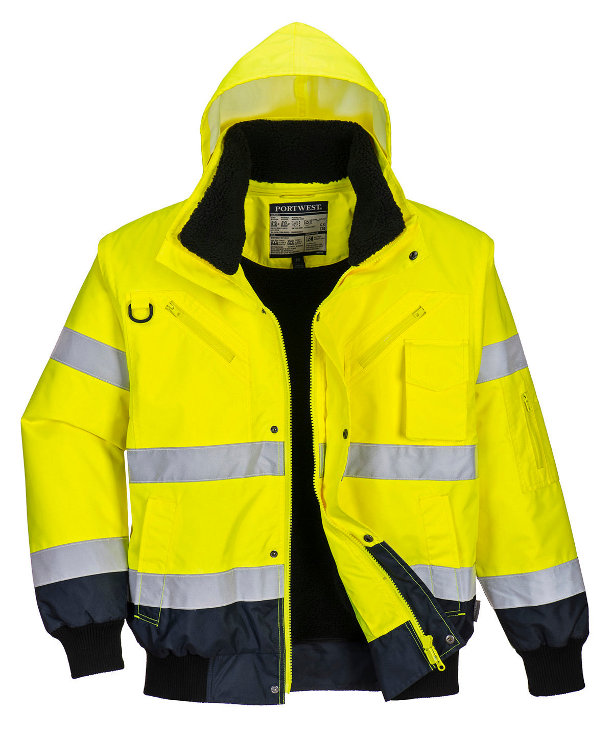 Hi-vis contrast bomber jacket (C465)
