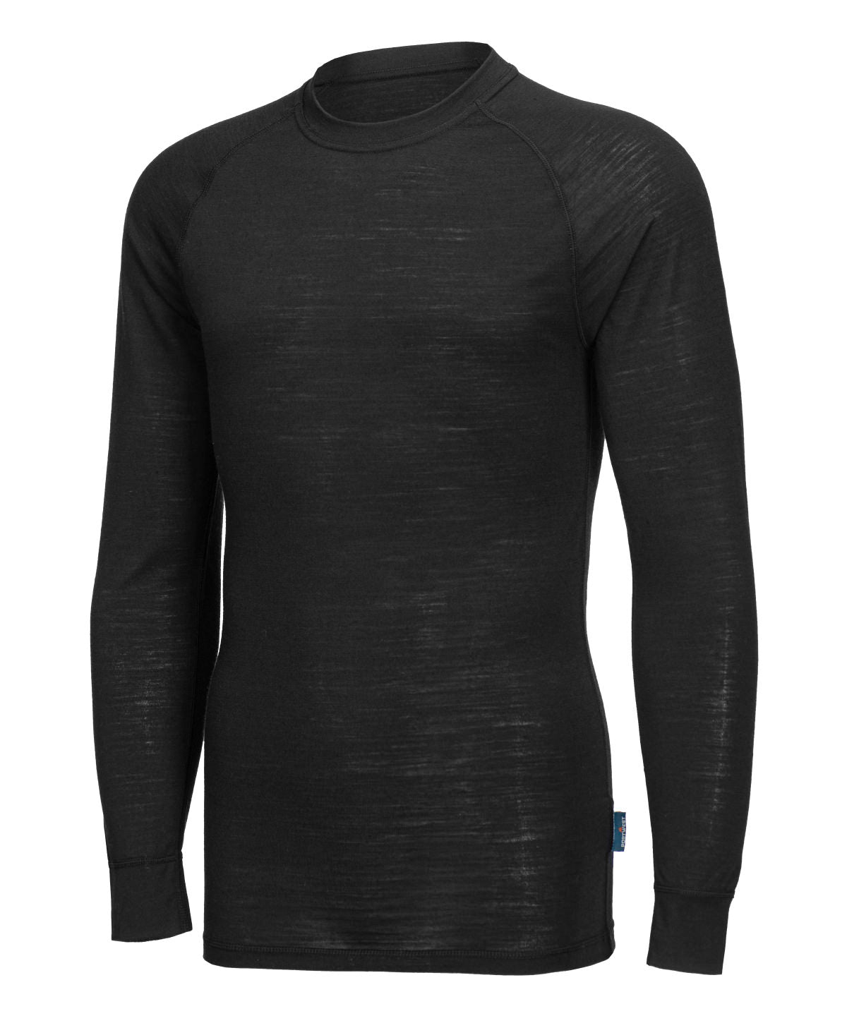 Merino wool crew neck long sleeve top